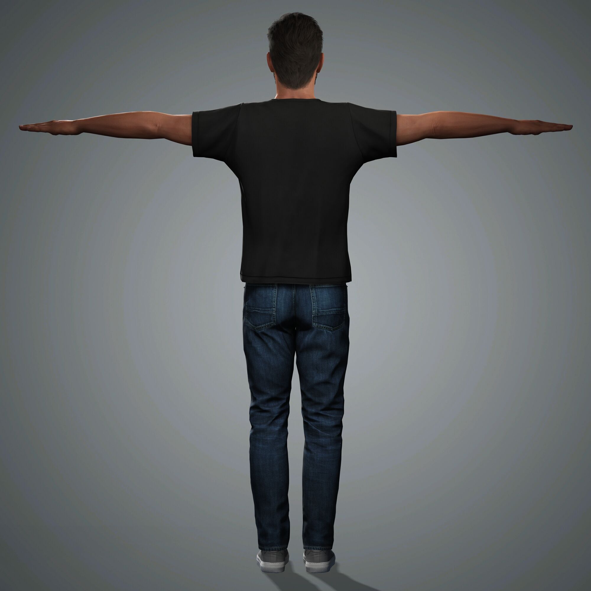 Bryan Cranston  Character Low-poly 3D model_16