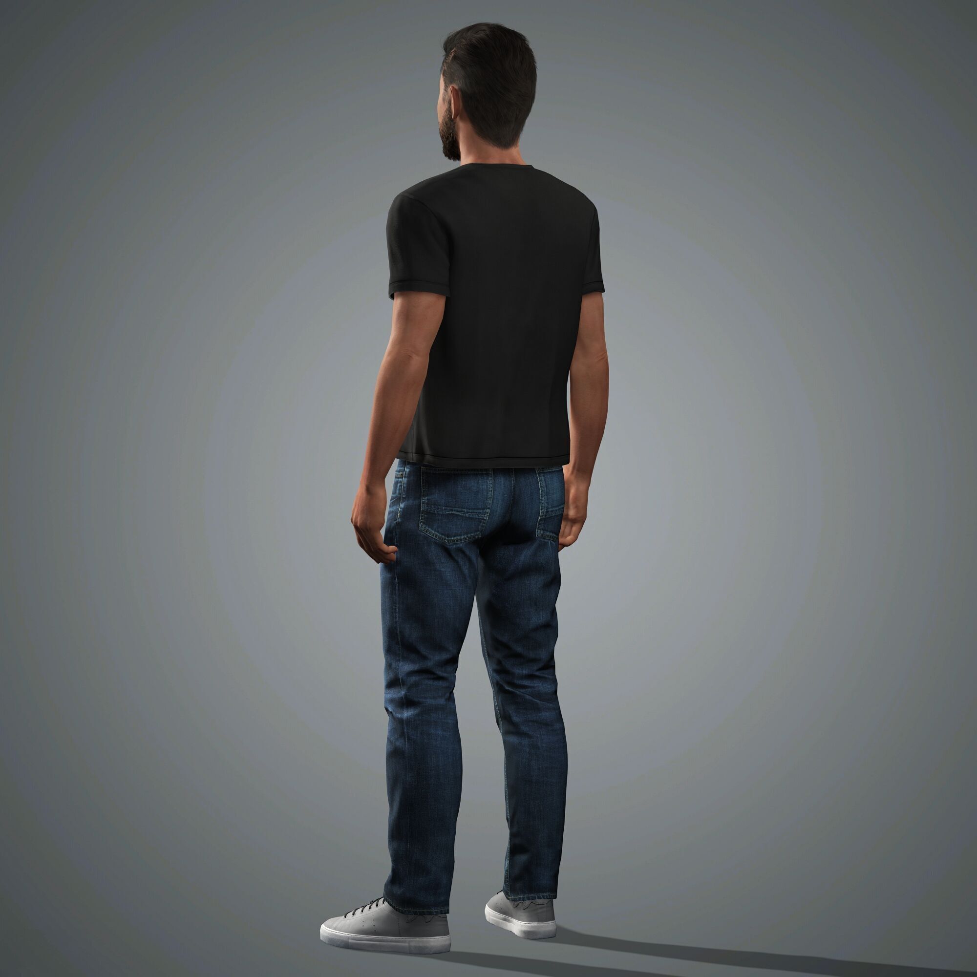 Bryan Cranston  Character Low-poly 3D model_9