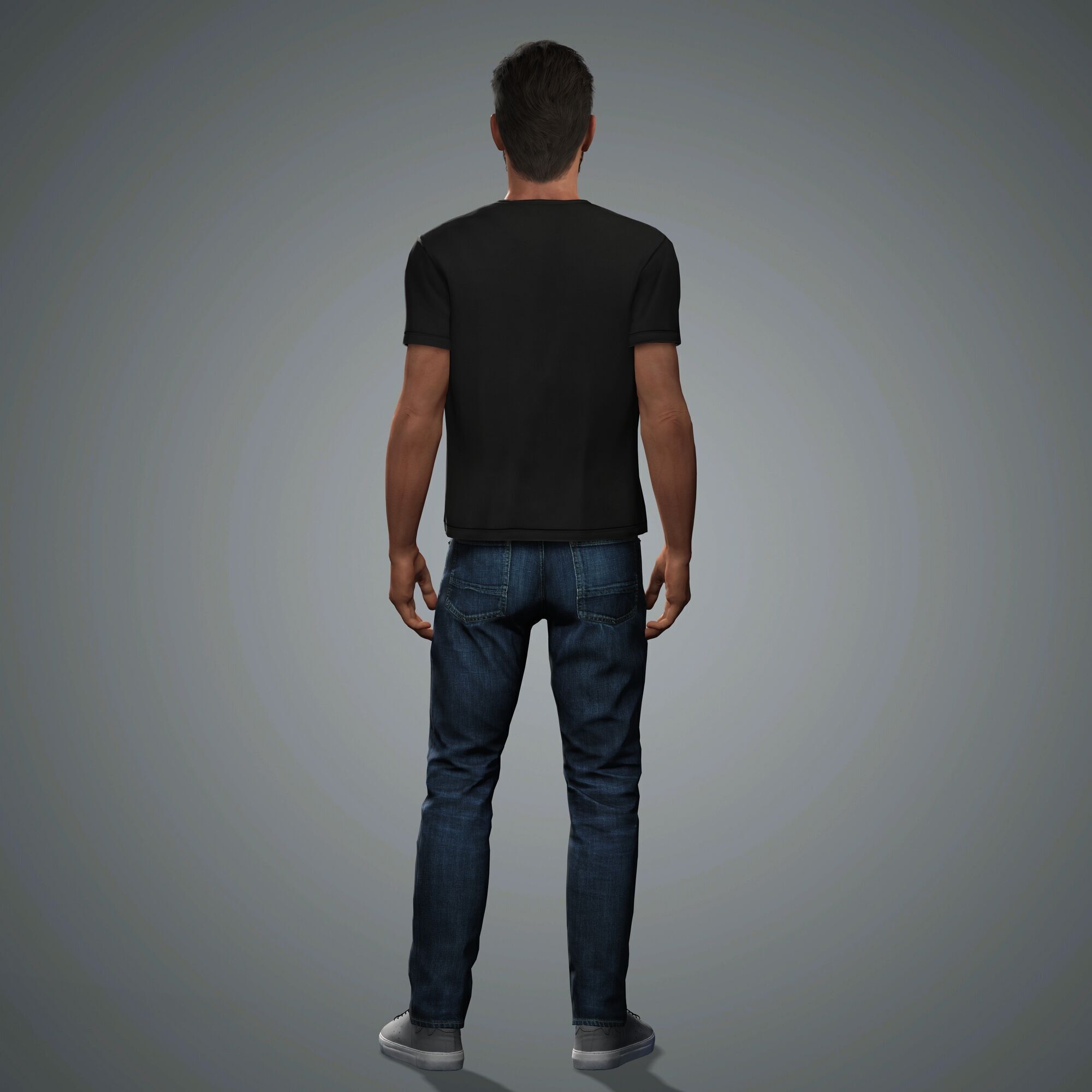 Bryan Cranston  Character Low-poly 3D model_10