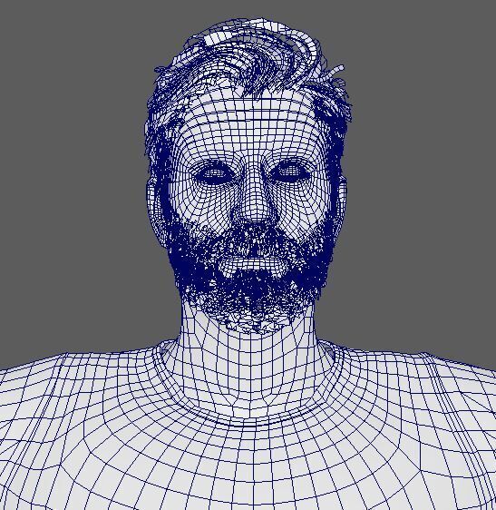 Bryan Cranston  Character Low-poly 3D model_19