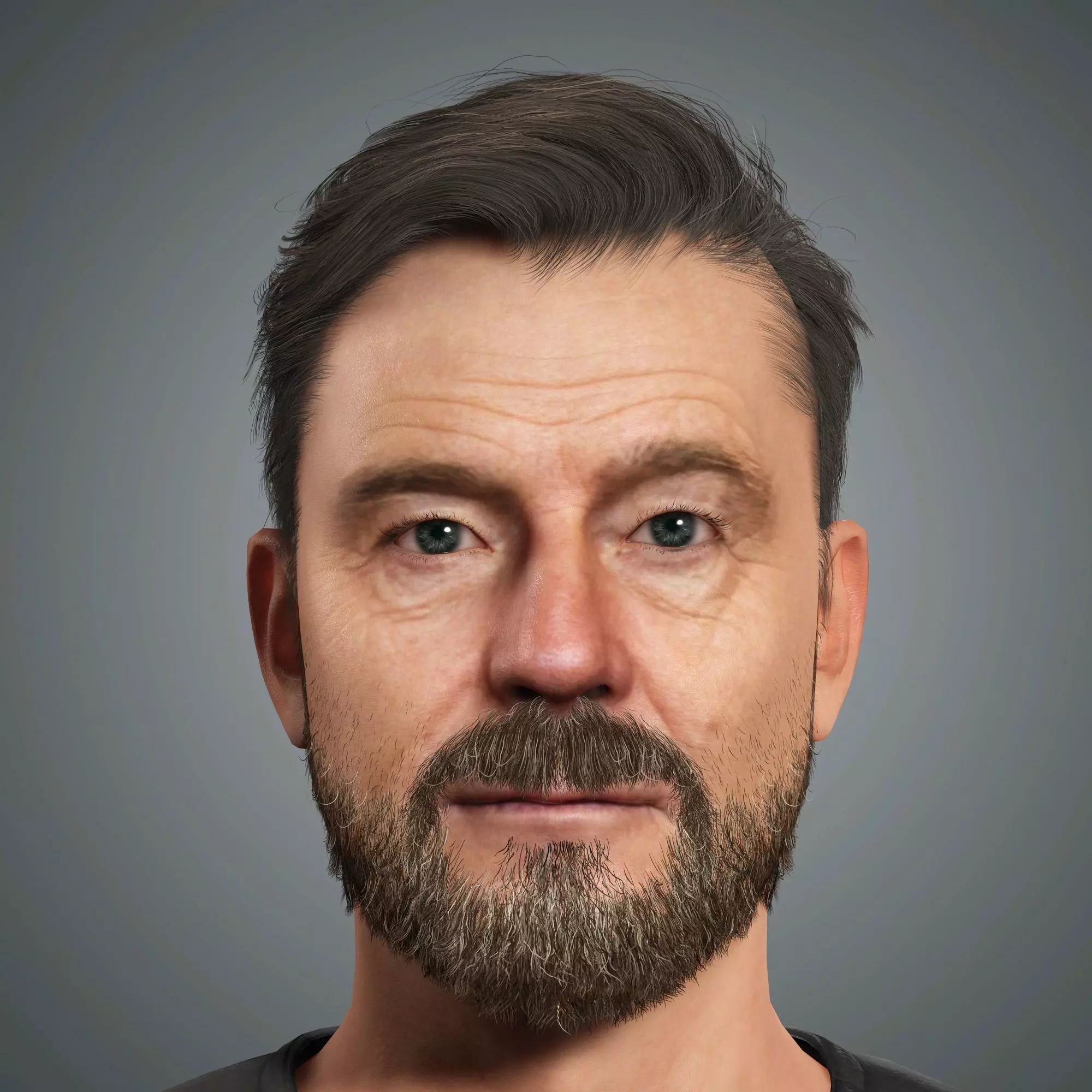 Bryan Cranston  Character Low-poly 3D model_0