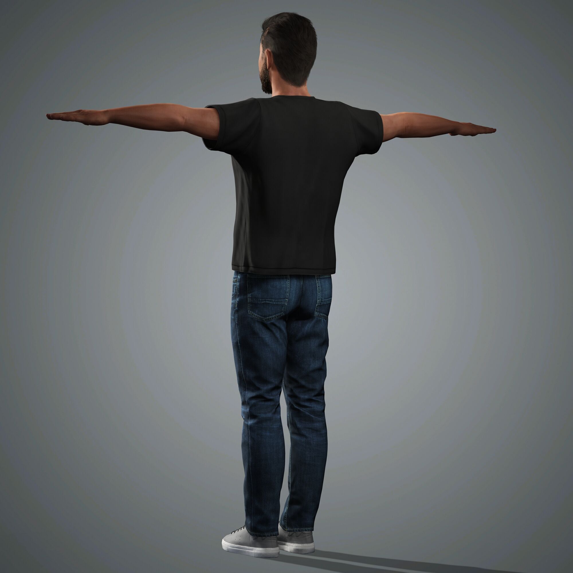 Bryan Cranston  Character Low-poly 3D model_15