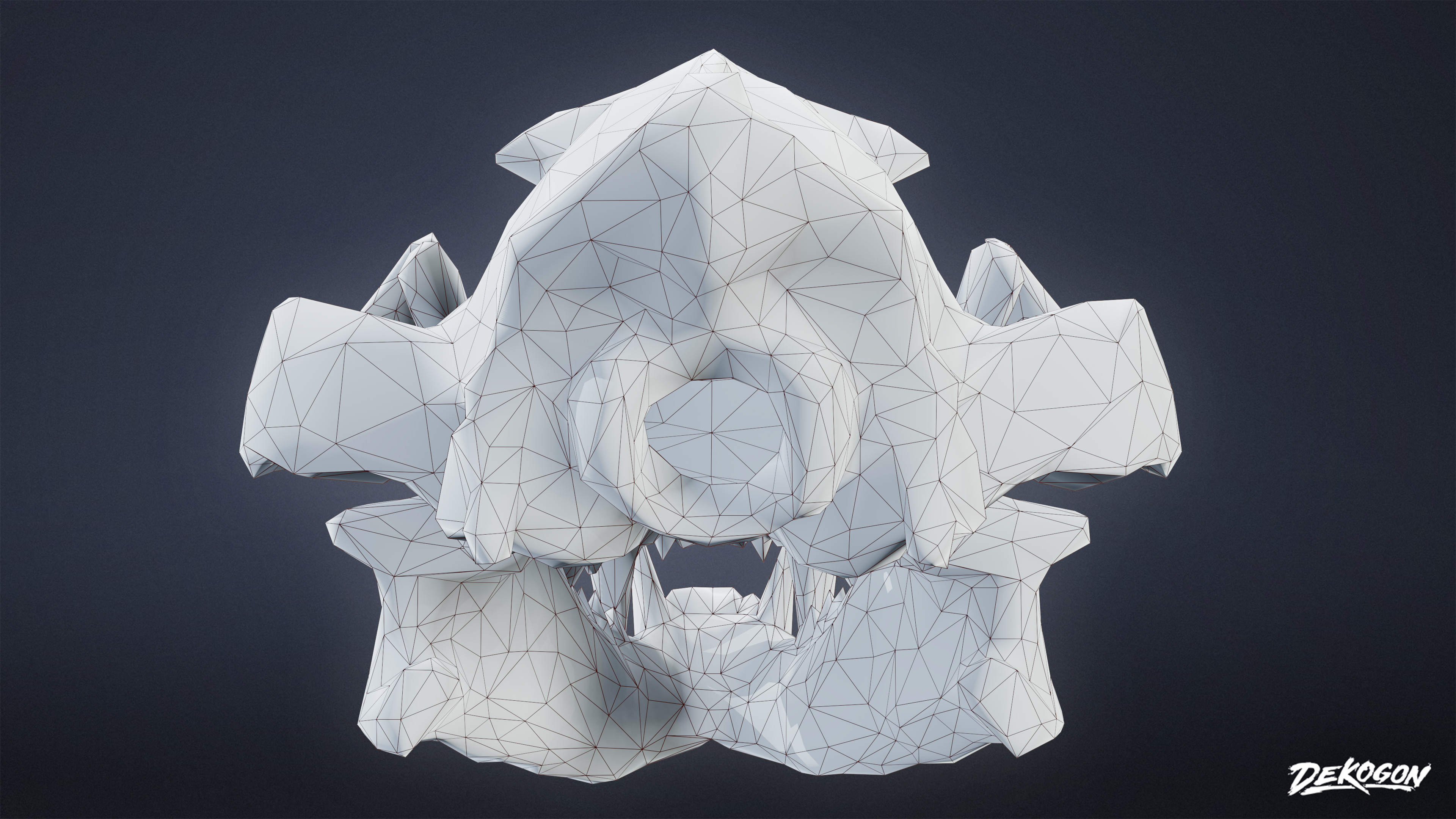 BONES - Lion Skull 01 - NANITE Low-poly 3D model_9