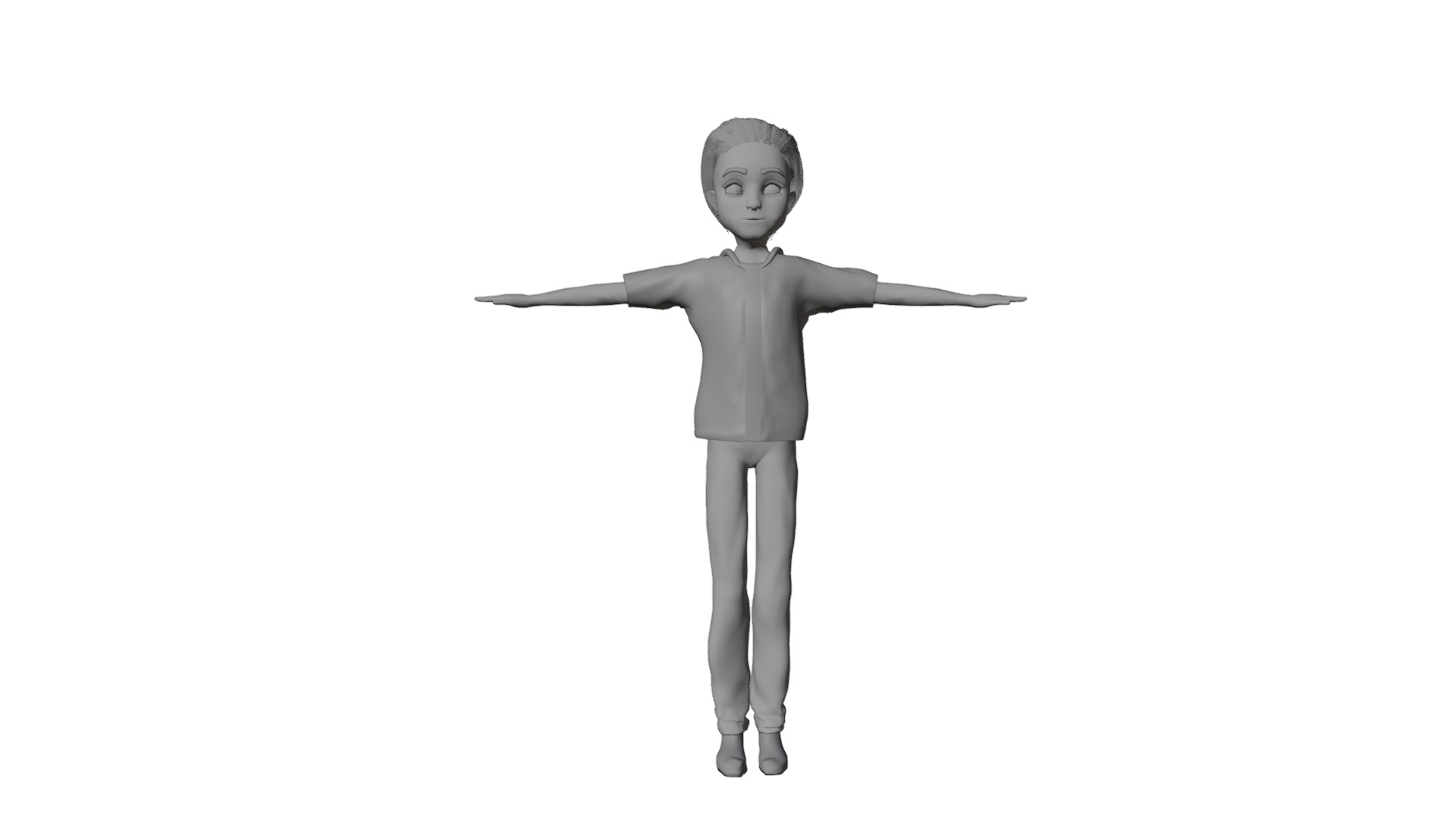Cartoon Man Rigged model RealTime Male Low-poly 3D model_10