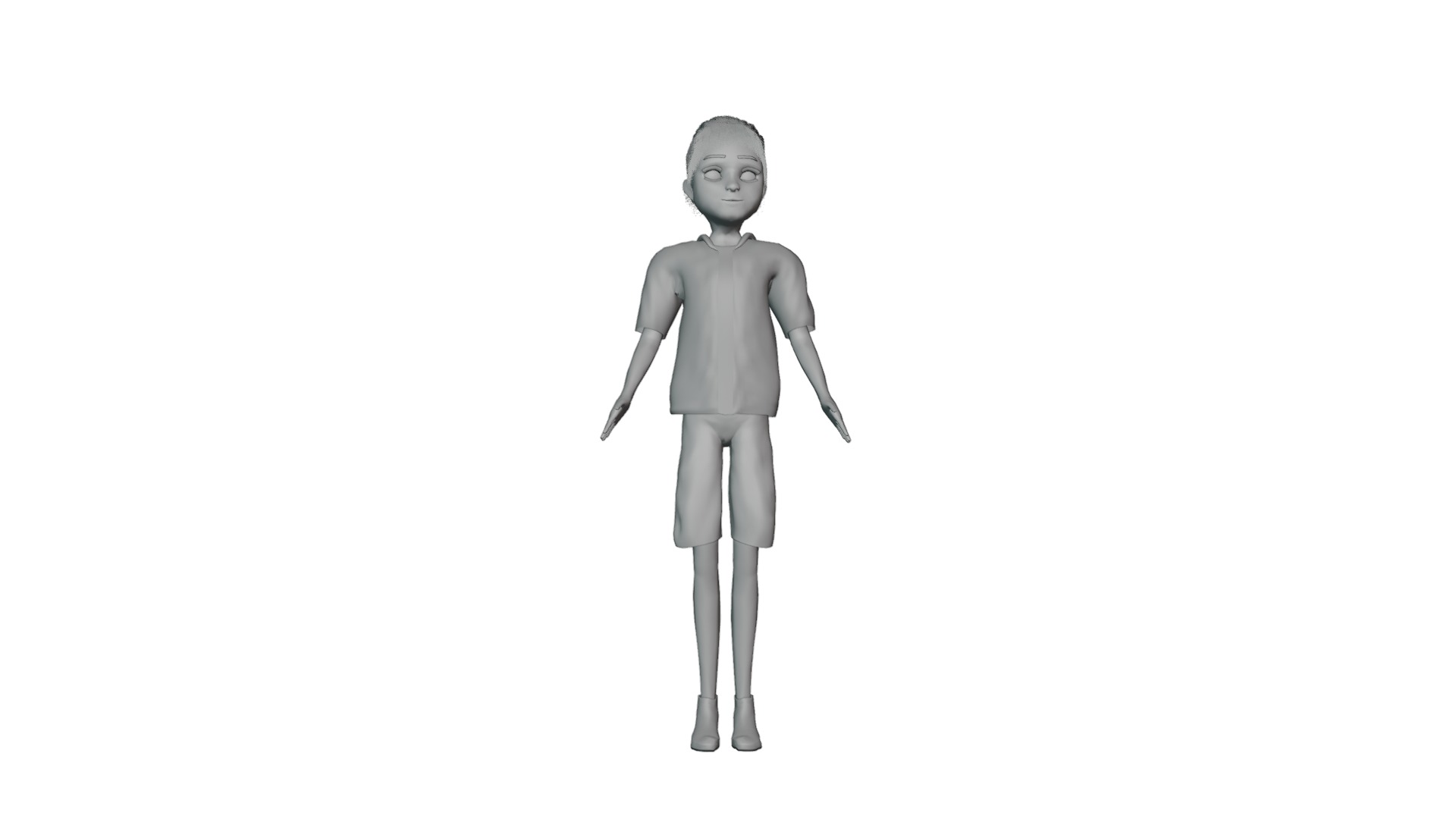 Cartoon Man Rigged model RealTime Male Low-poly 3D model 3D Model Collection_20