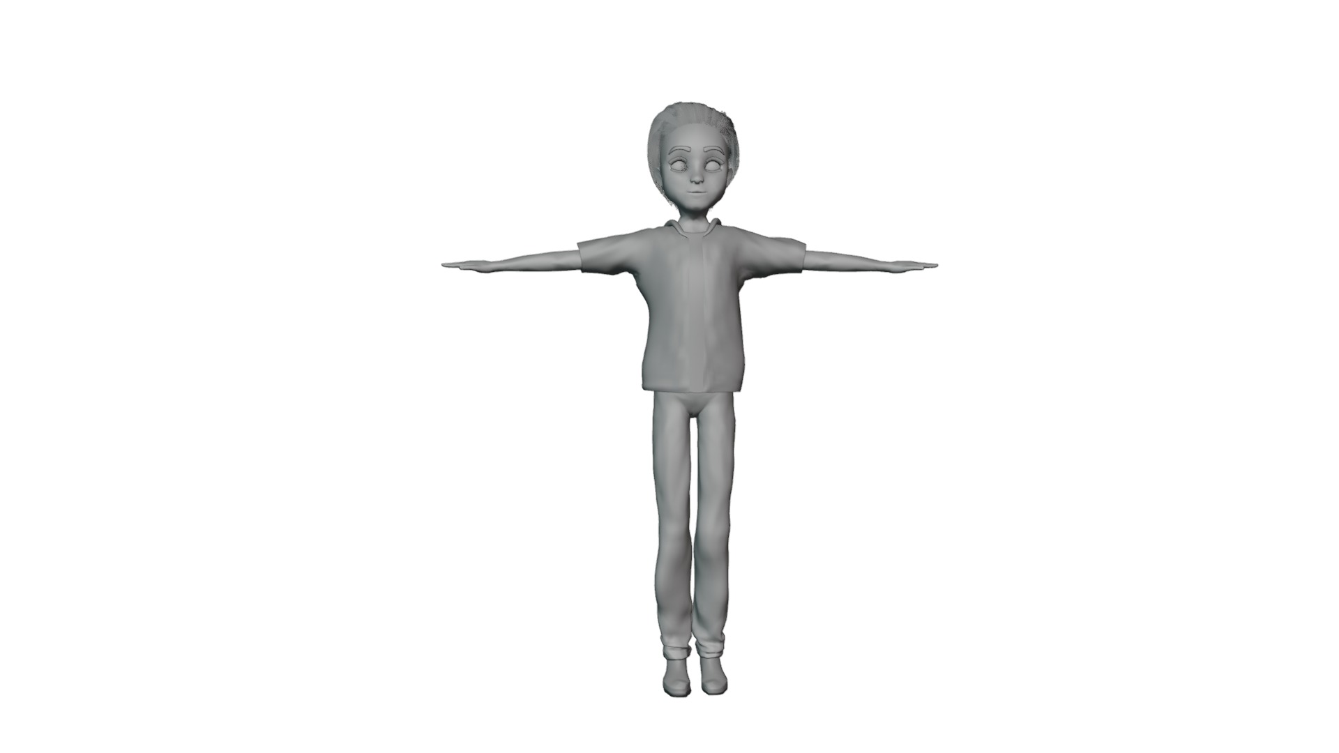 Cartoon Man Rigged model RealTime Male Low-poly 3D model 3D Model Collection_17