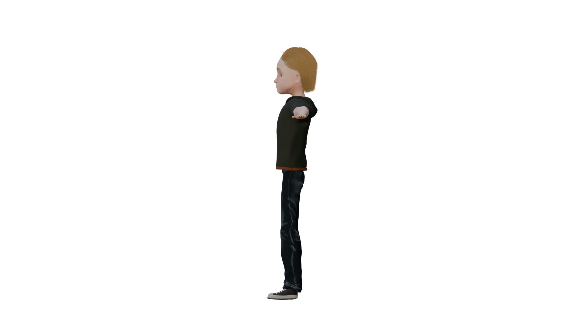 Cartoon Man Rigged model RealTime Male Low-poly 3D model 3D Model Collection_15