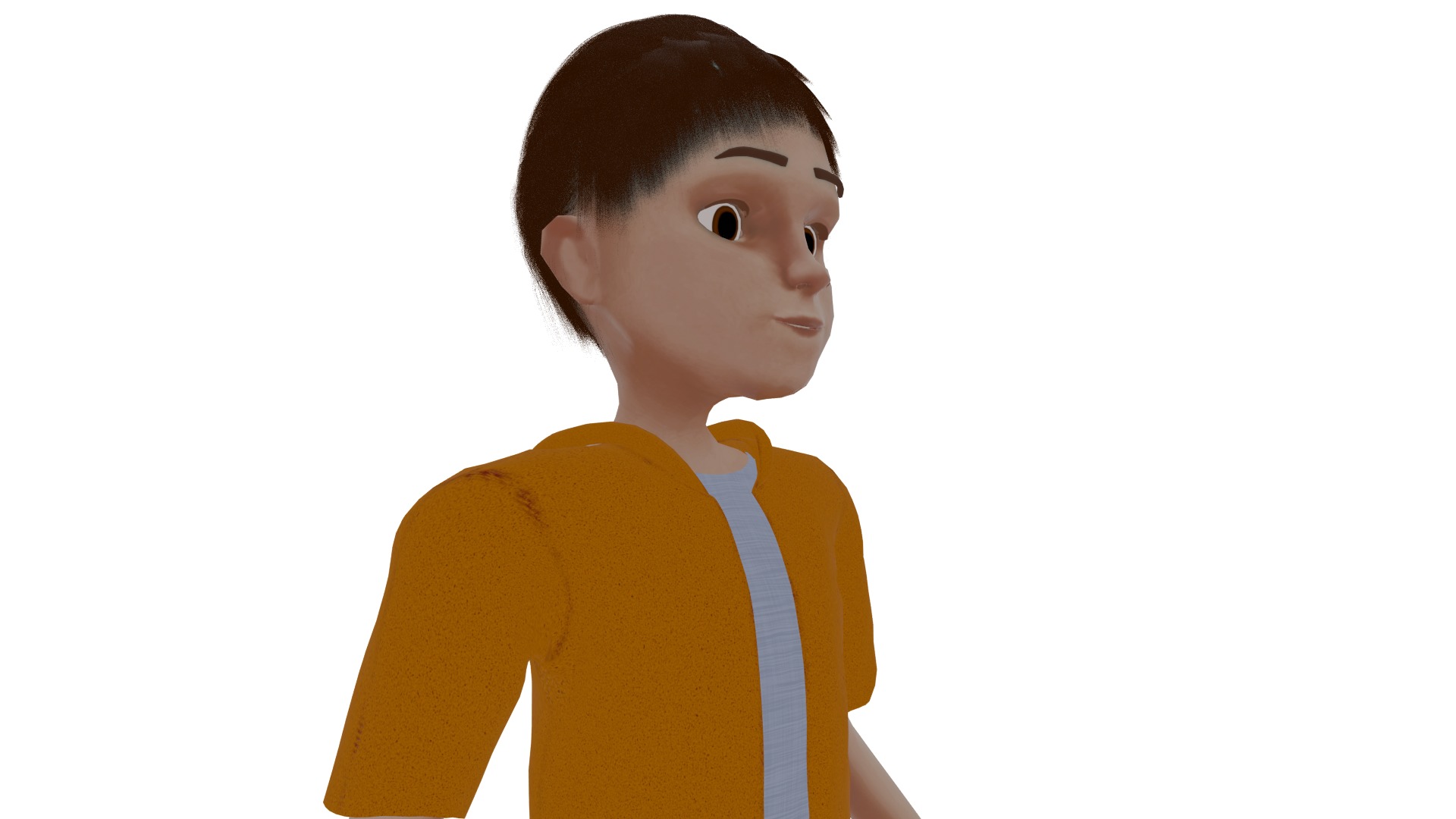 Cartoon Man Rigged model RealTime Male Low-poly 3D model 3D Model Collection_8