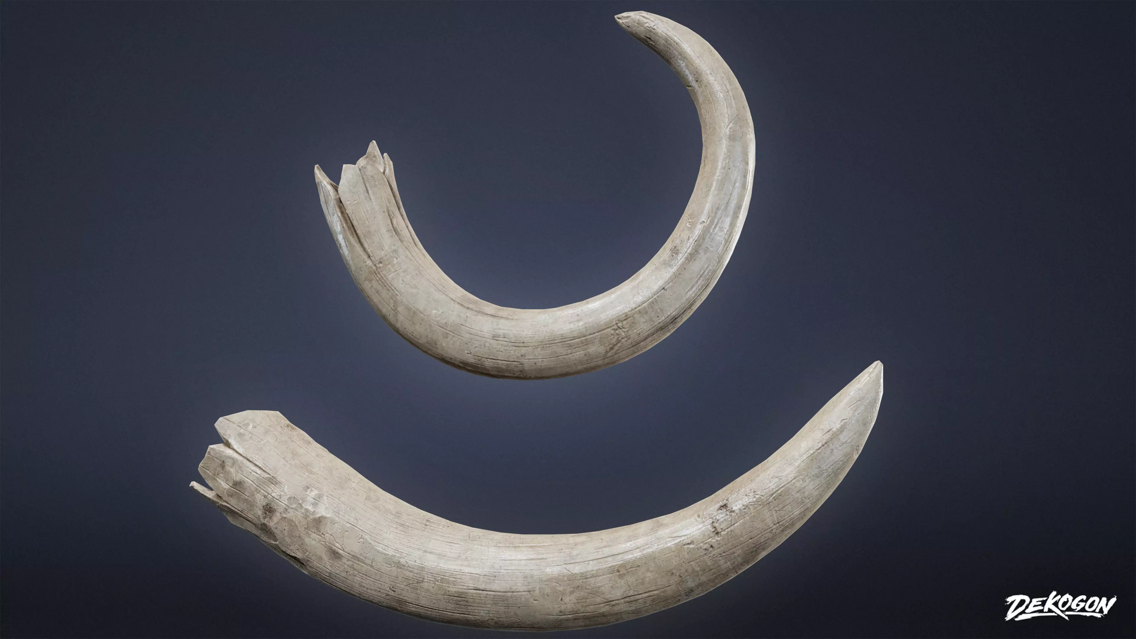 BONES - Tusk 01 - NANITE Low-poly 3D model_0