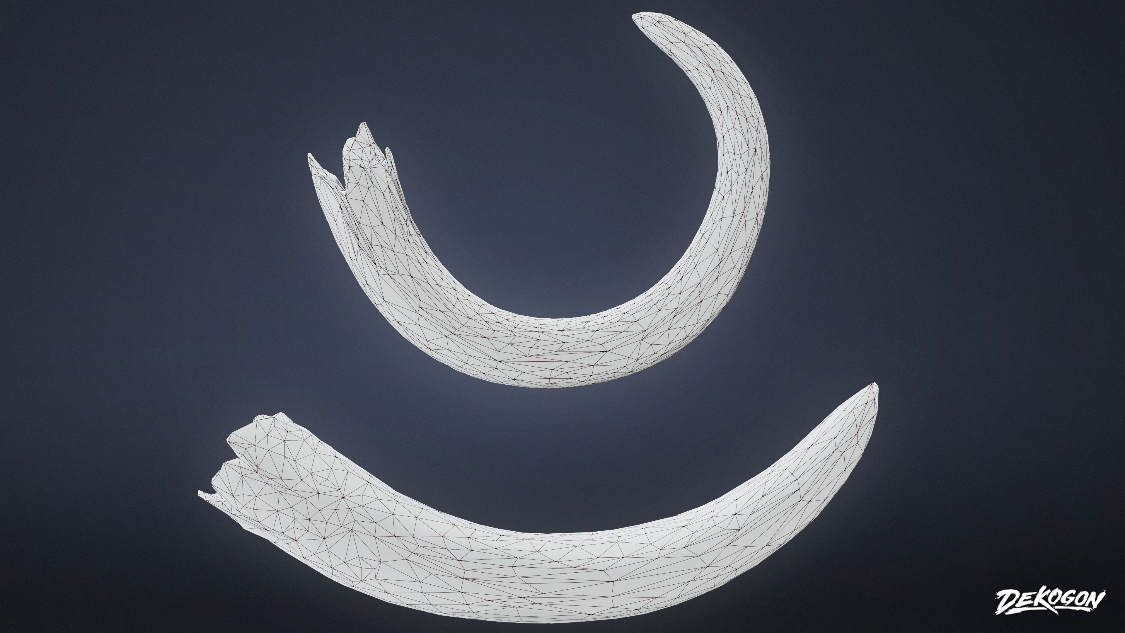 BONES - Tusk 01 - NANITE Low-poly 3D model_7