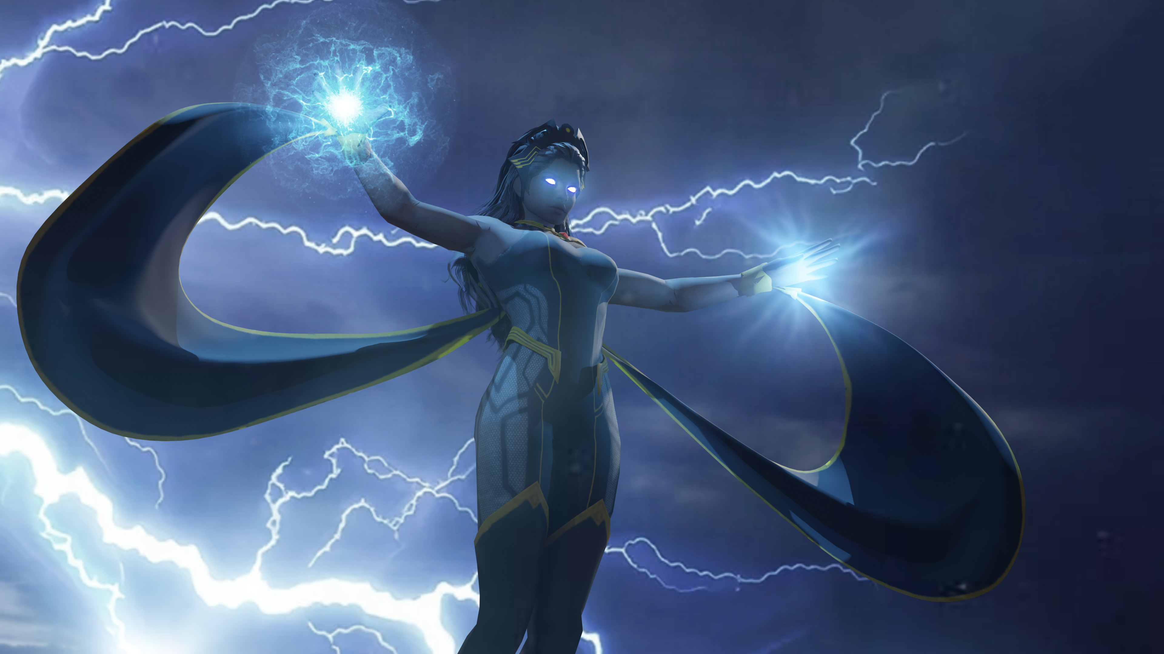 Storm Low-poly 3D model_20