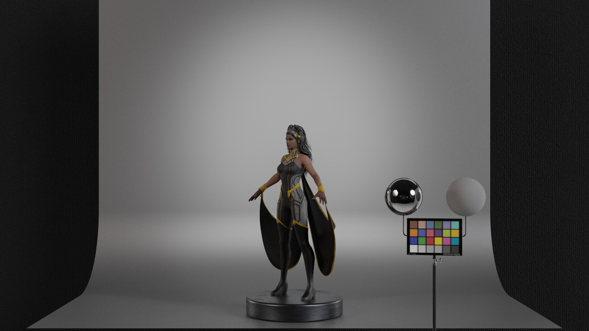 Storm Low-poly 3D model_8