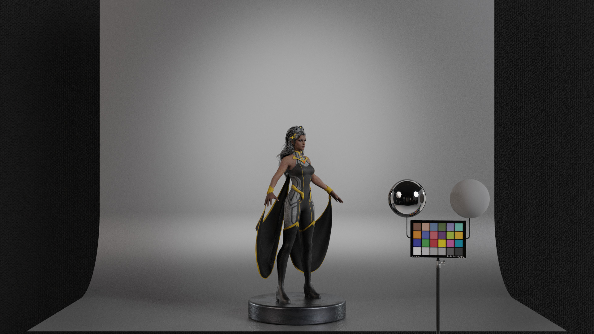 Storm Low-poly 3D model_2