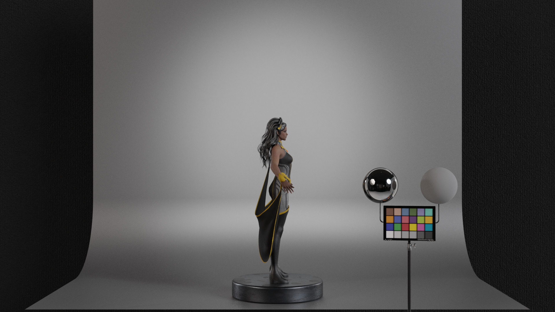 Storm Low-poly 3D model_3