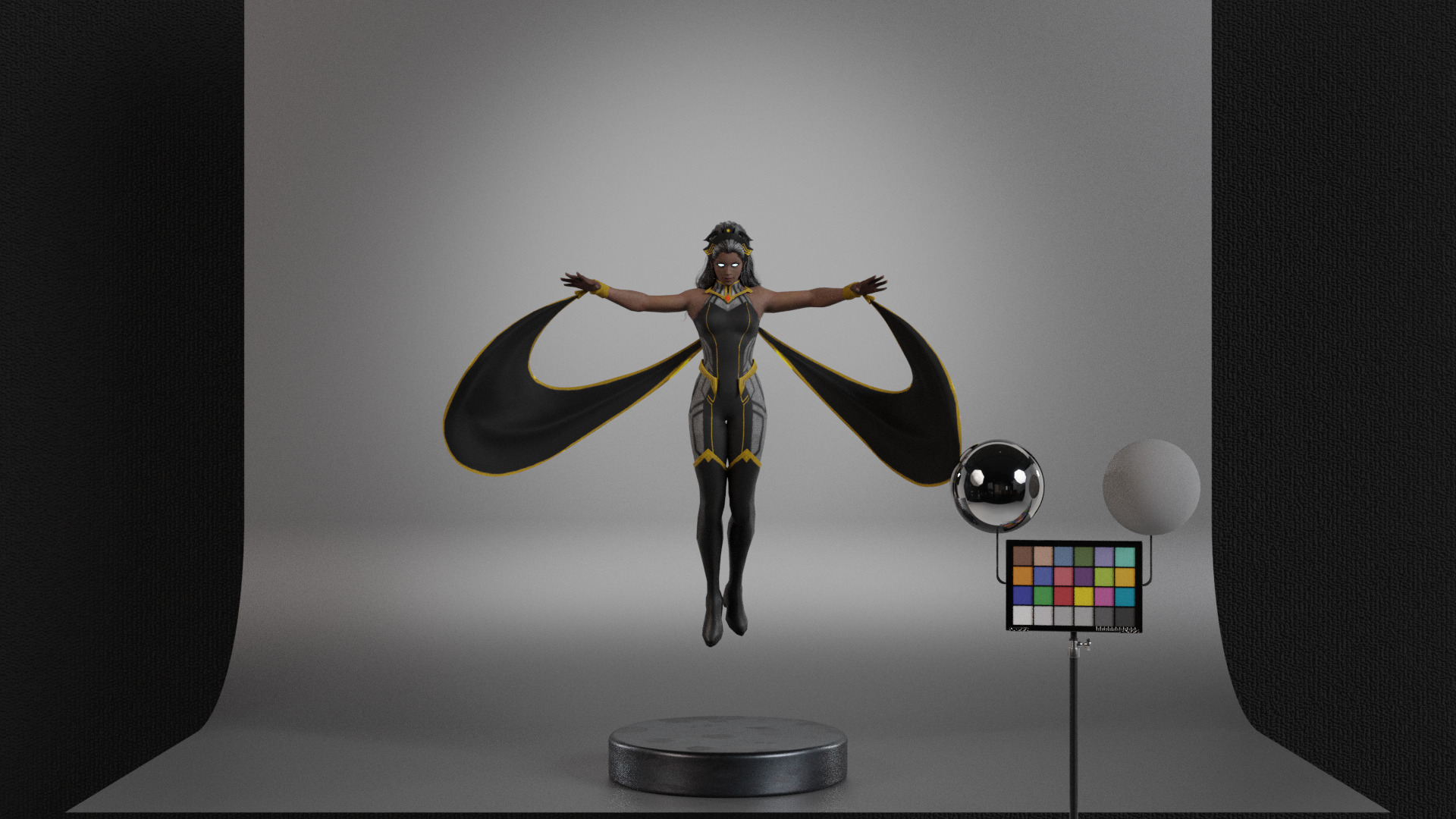 Storm Low-poly 3D model_9