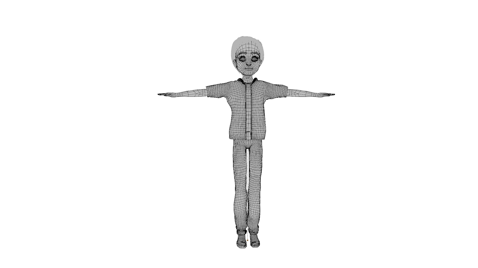 Cartoon Man Rigged model RealTime Male Low-poly 3D model 3D Model Collection_22