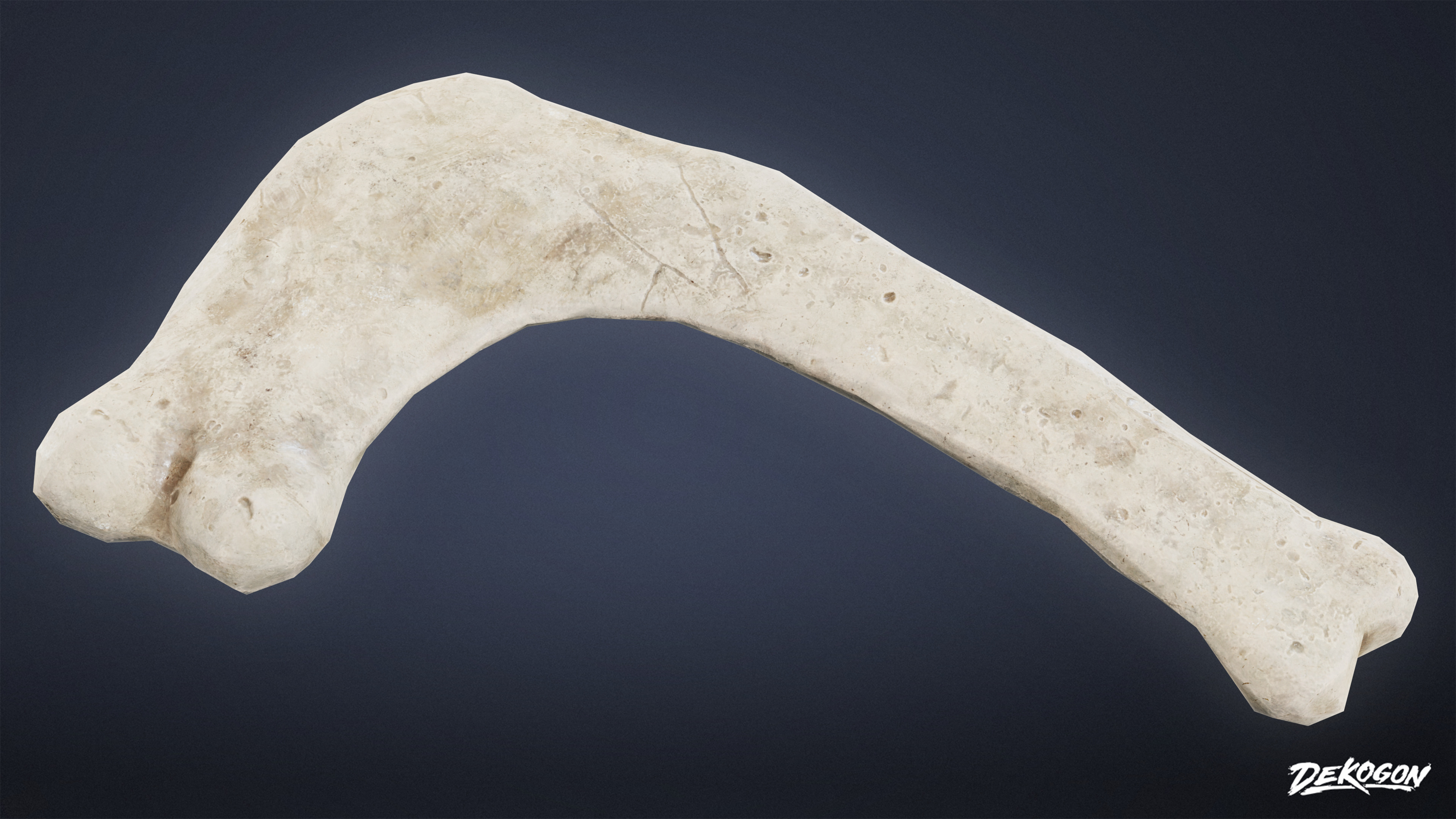 BONES - Whale Bones 01 - NANITE Low-poly 3D model_2