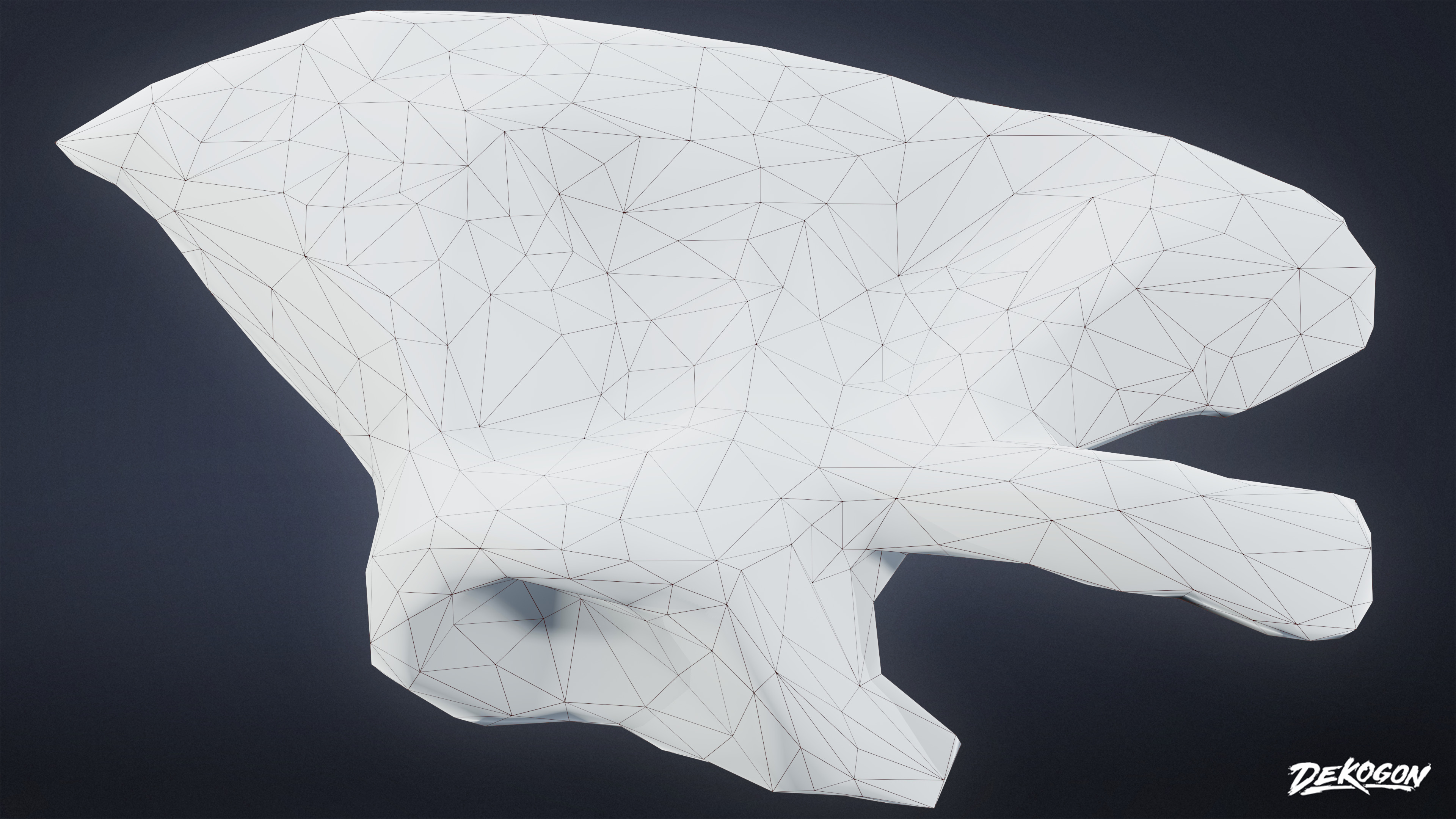 BONES - Whale Bones 01 - NANITE Low-poly 3D model_8