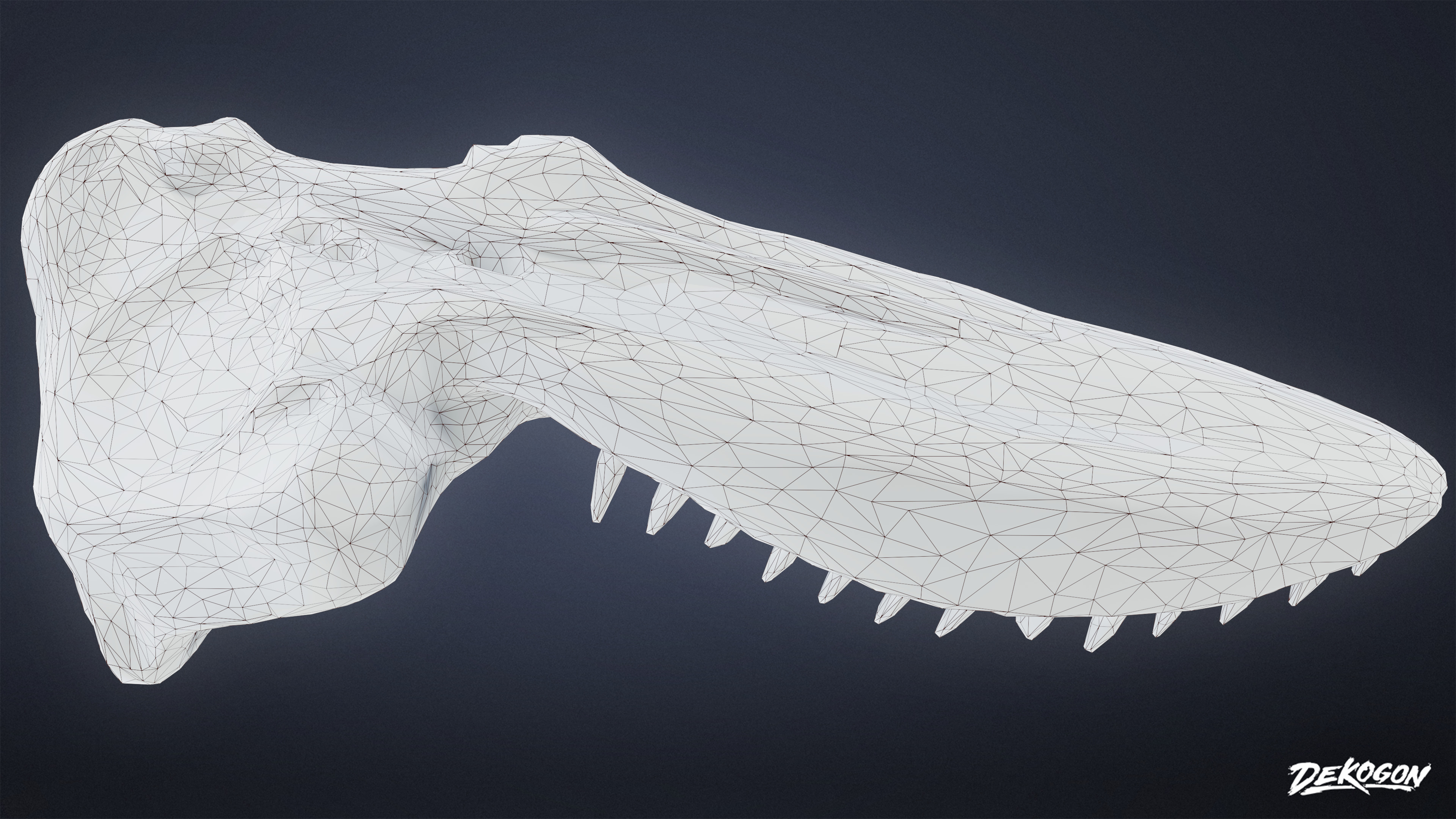 BONES - Whale Bones 01 - NANITE Low-poly 3D model_7