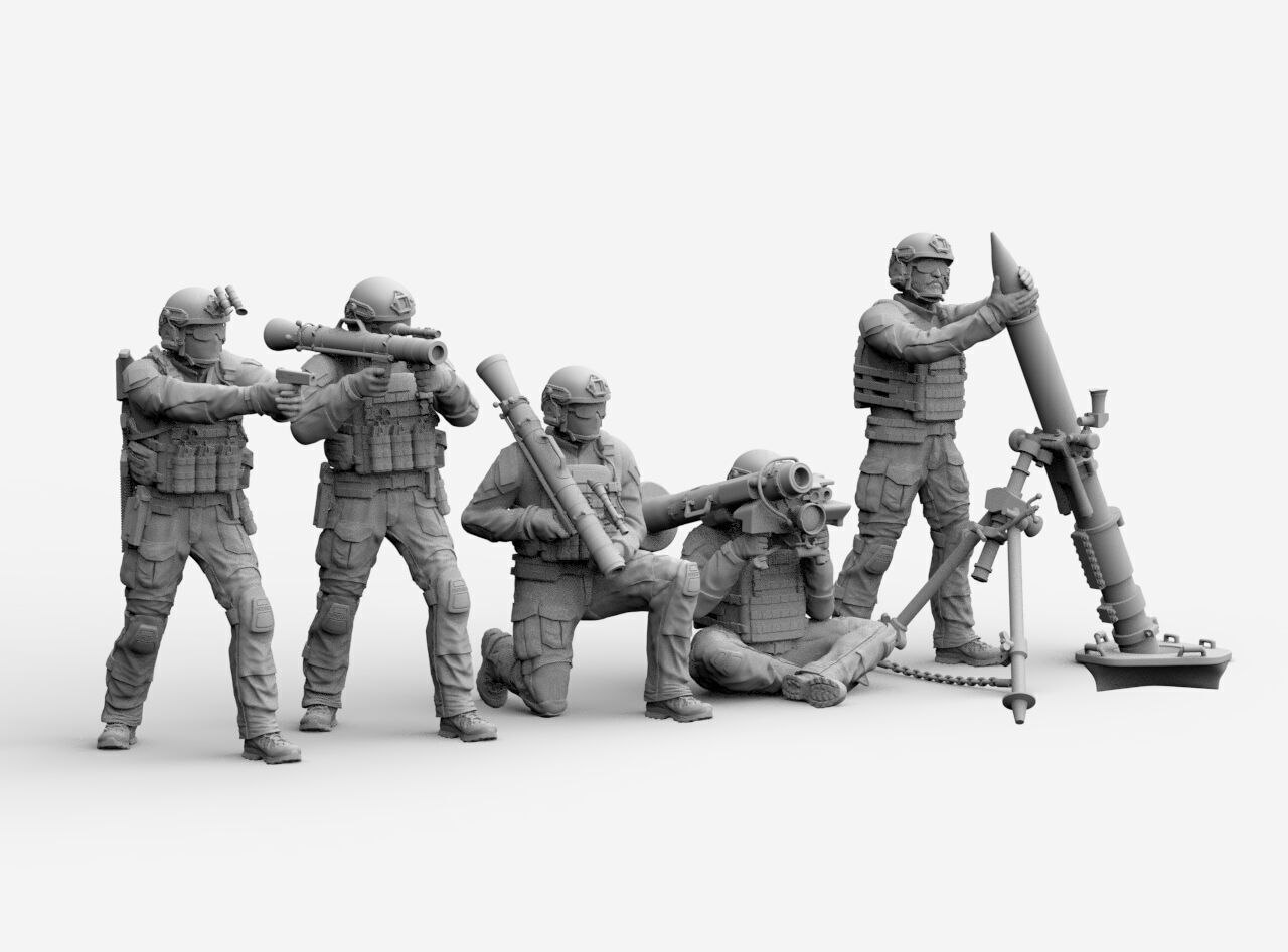 US RANGER SOLDIERS 3D print model_22