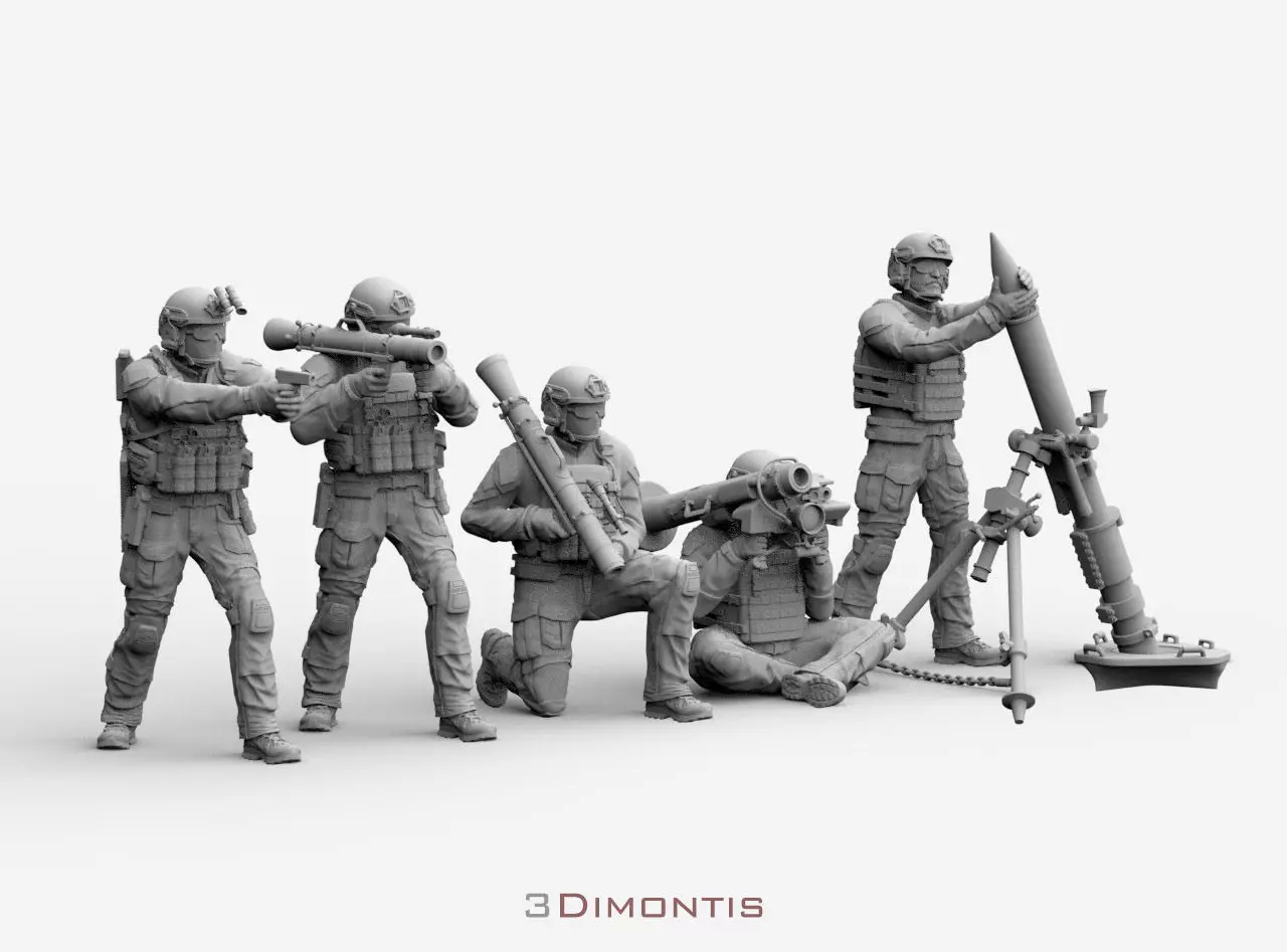 US RANGER SOLDIERS 3D print model_0