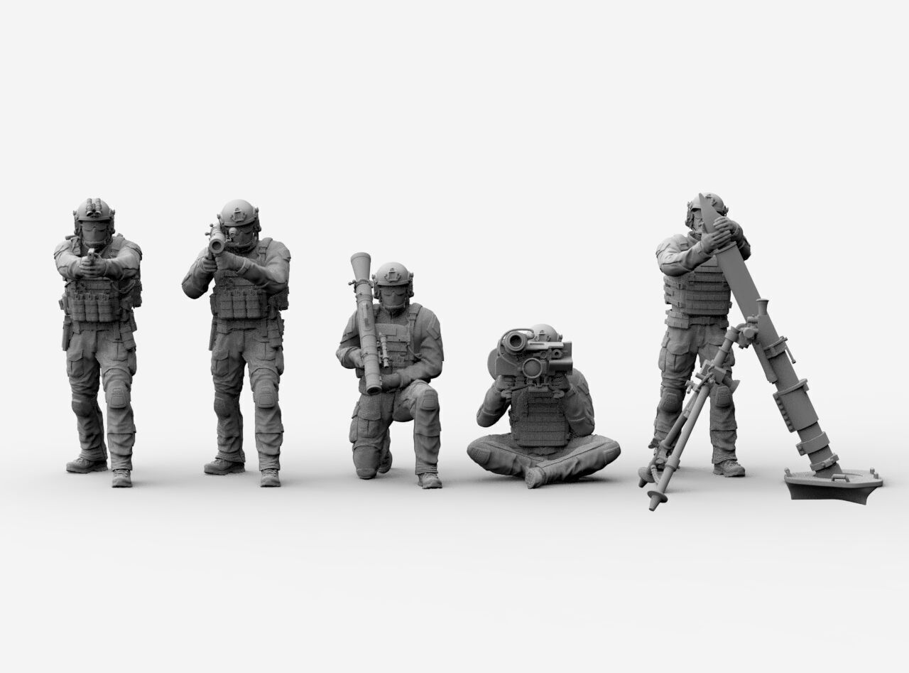 US RANGER SOLDIERS 3D print model_47