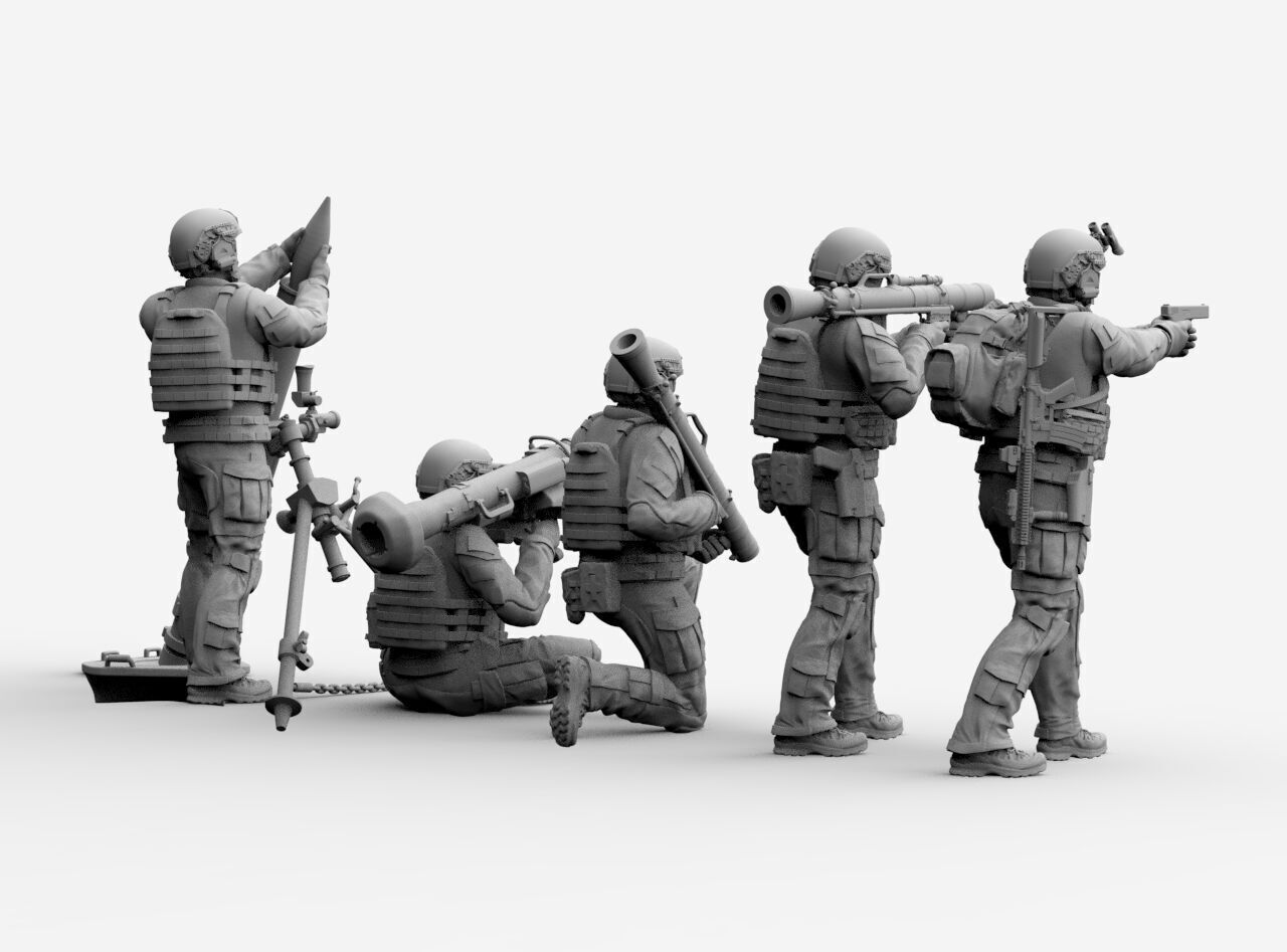 US RANGER SOLDIERS 3D print model_57