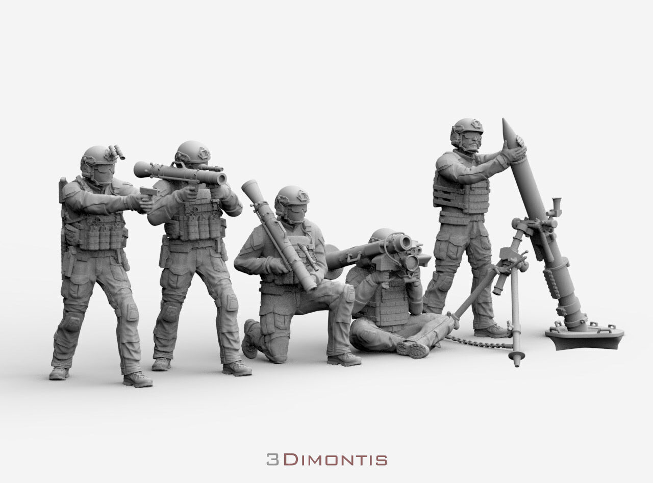 US RANGER SOLDIERS 3D print model_8