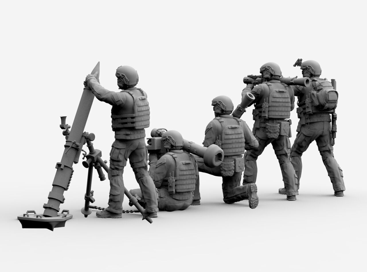 US RANGER SOLDIERS 3D print model_45