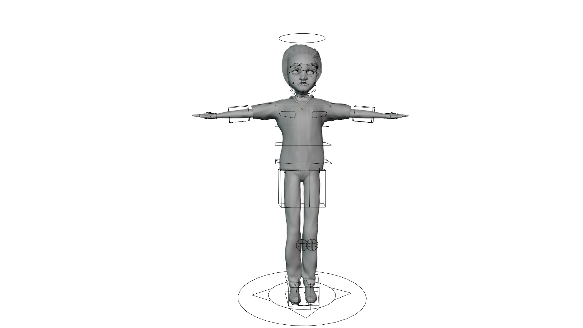 Cartoon Man Rigged model RealTime Male 3D Model Collection_22