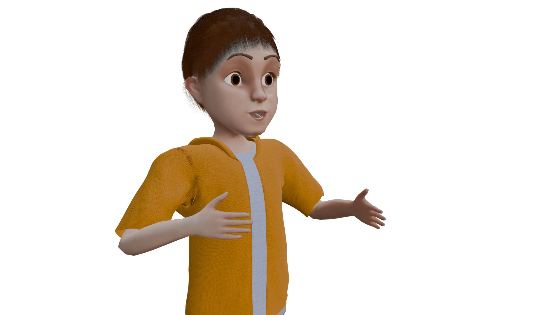 Cartoon Man Rigged model RealTime Male 3D Model Collection_25