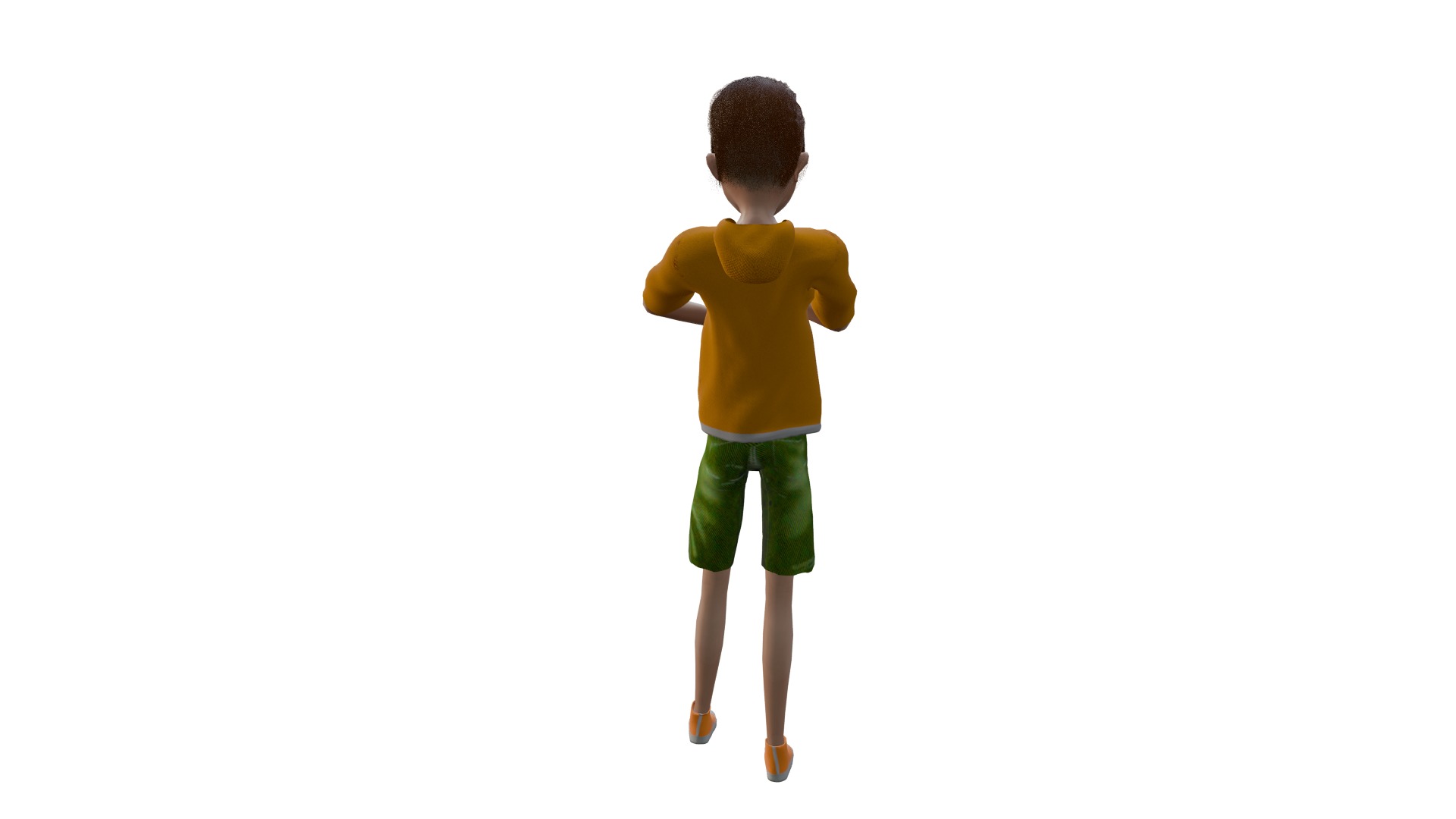 Cartoon Man Rigged model RealTime Male 3D Model Collection_40