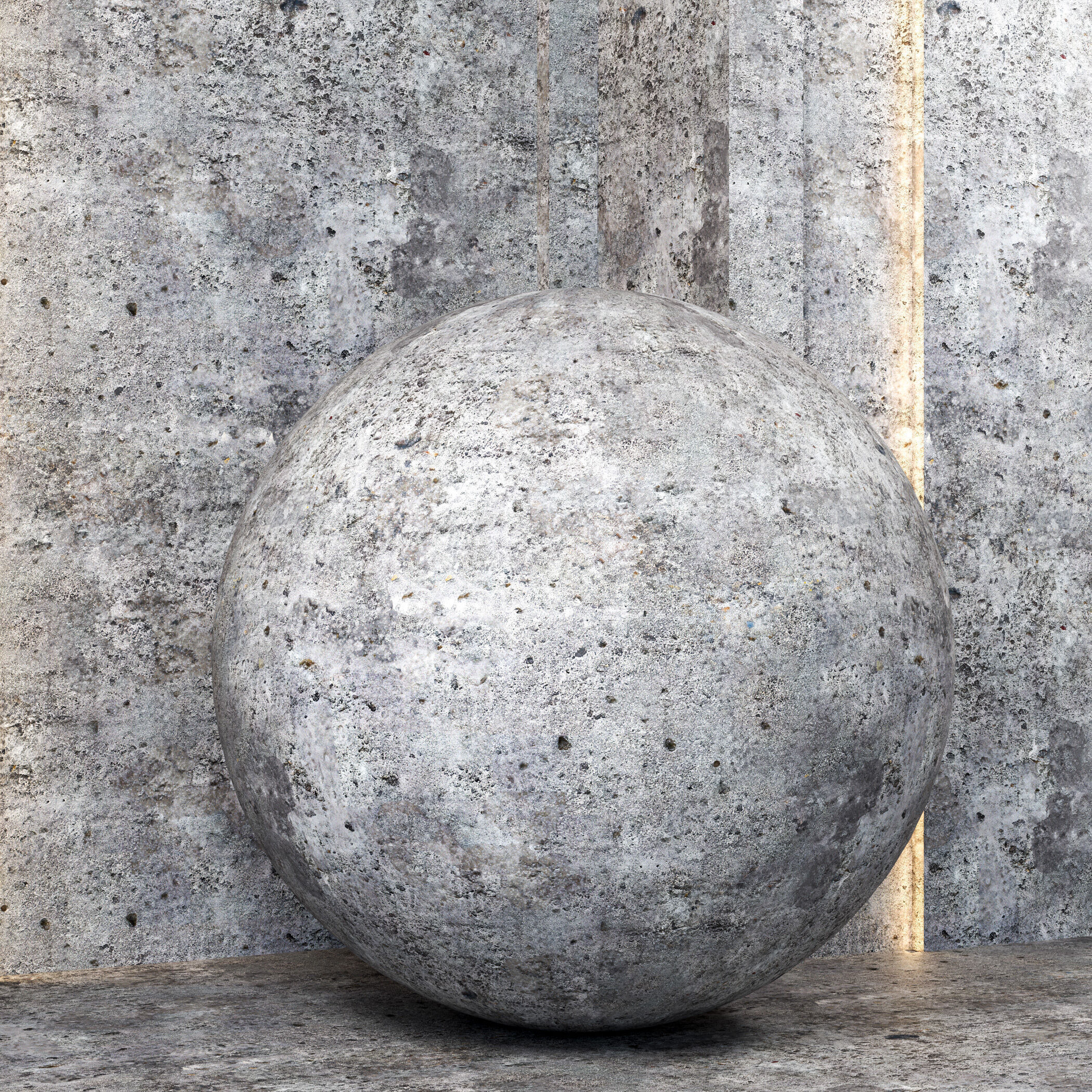 4K Concrete Wall and  Floor Textures - Modern Versatile Grey Texture_1