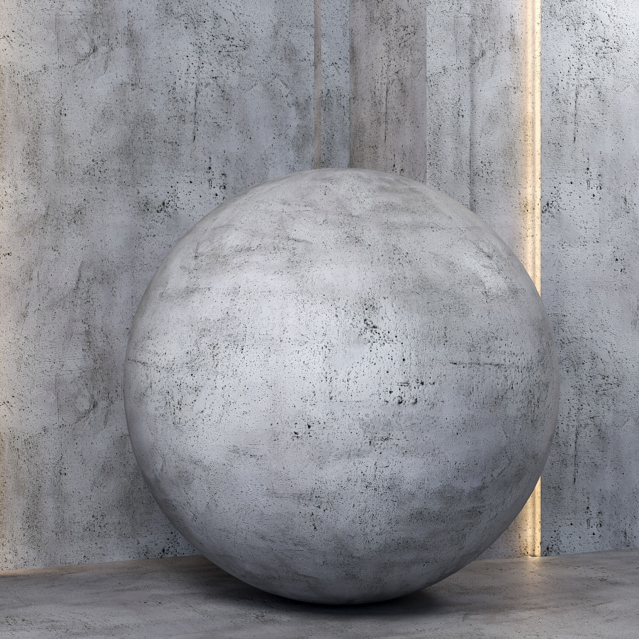 4K Concrete Wall and Floor Textures - PBR - Modern Versatile Texture_1