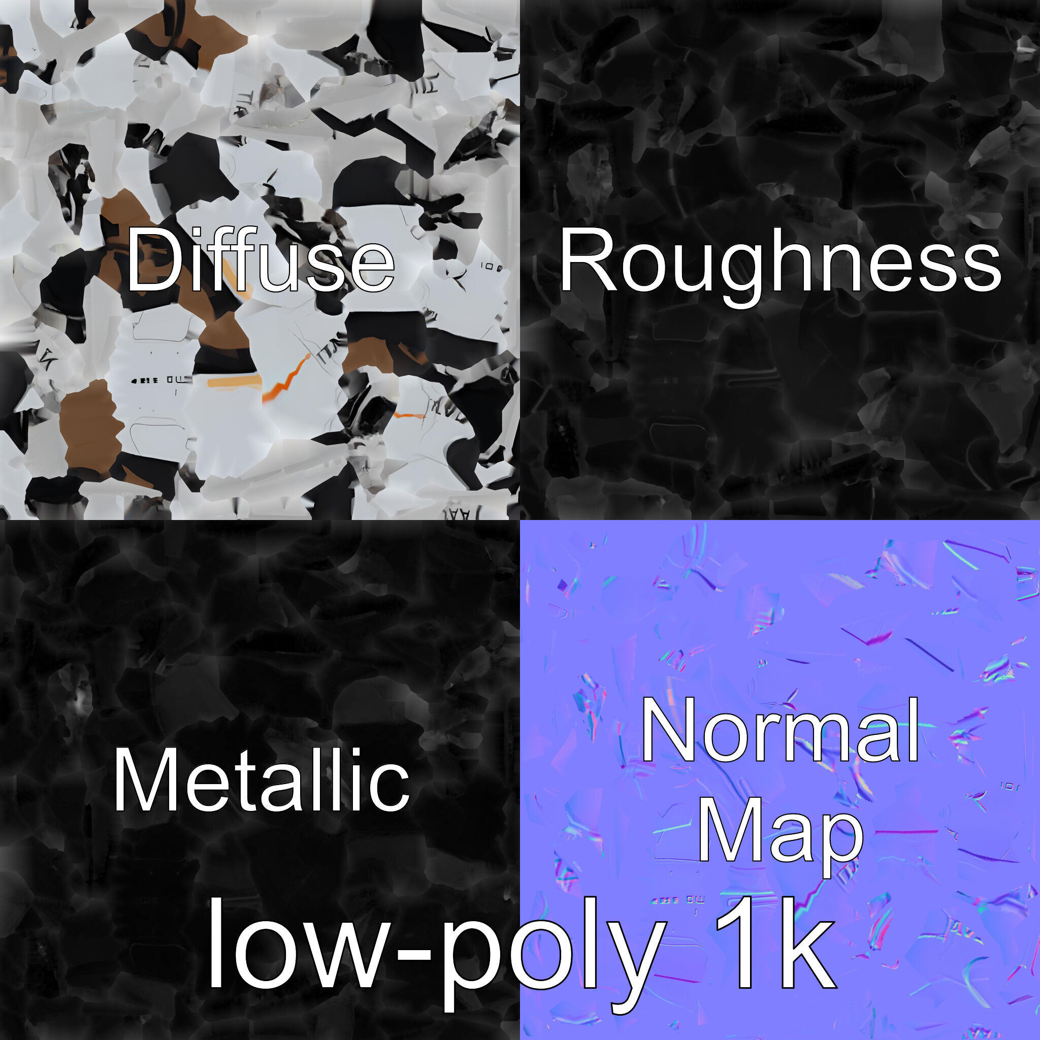 Futuristic Flying Taxi Helicopter Design Low-poly 3D model_1