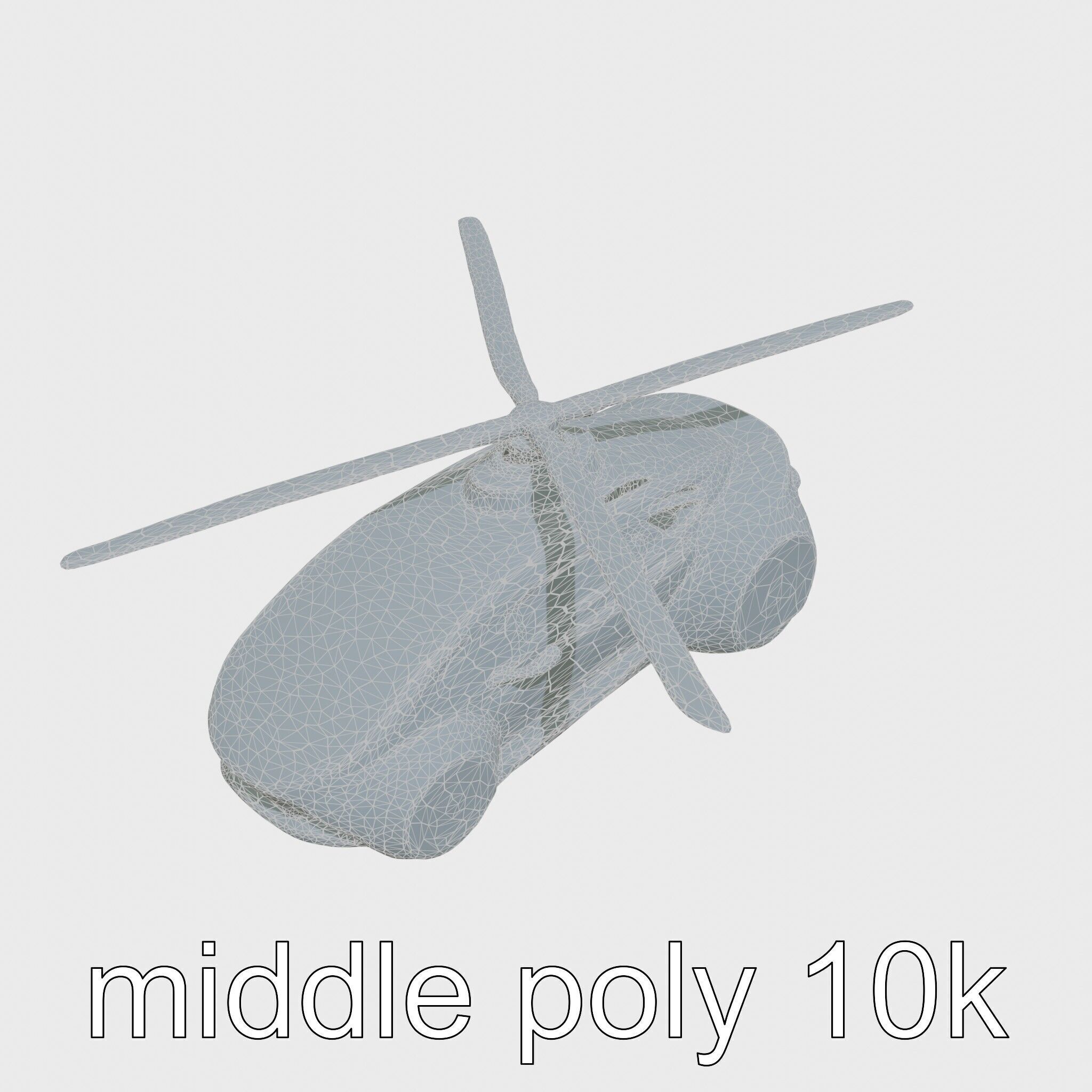 Futuristic Flying Taxi Vehicle Design Low-poly 3D model_23