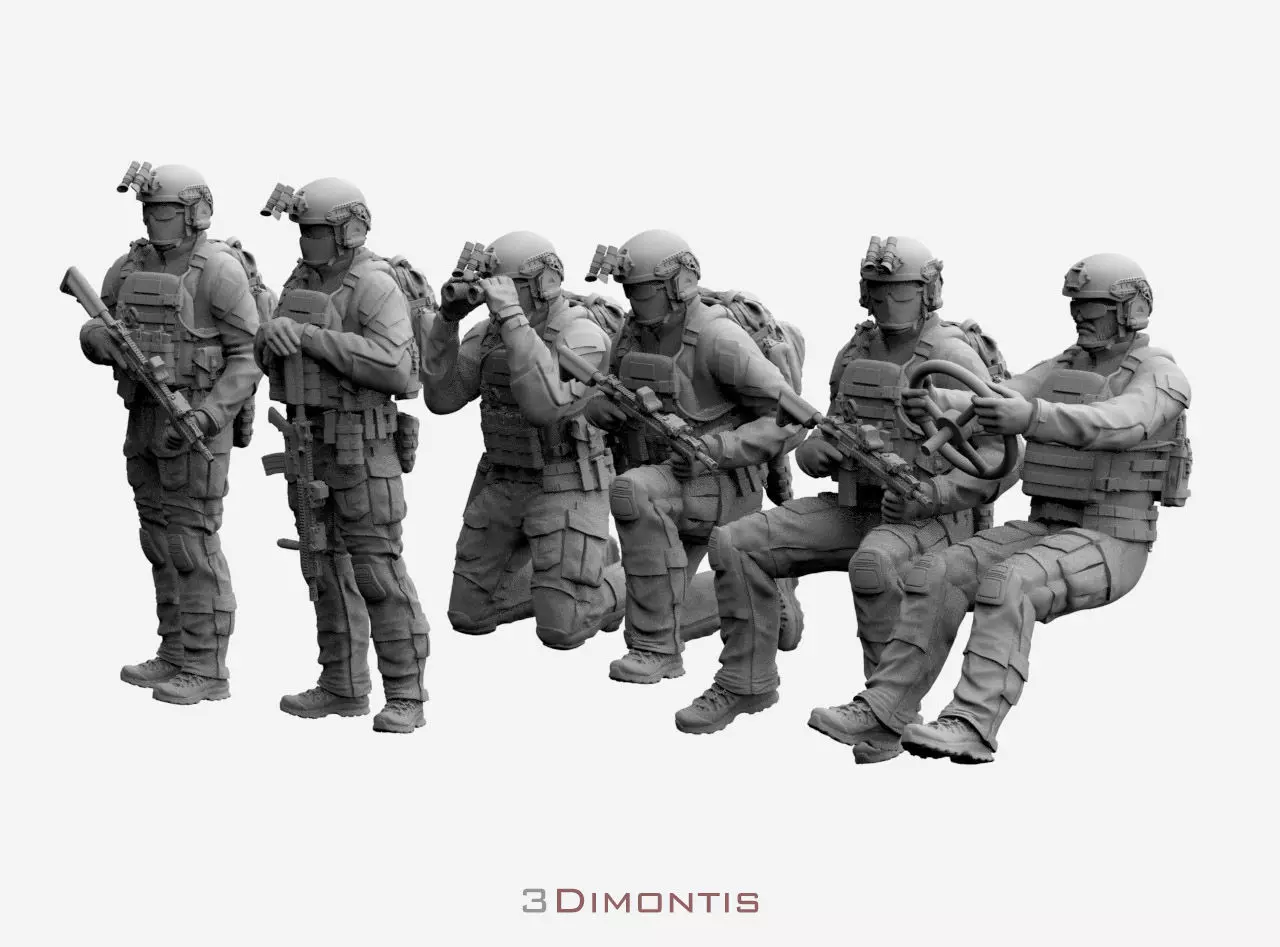 US RANGER SOLDIERS 3D print model_0