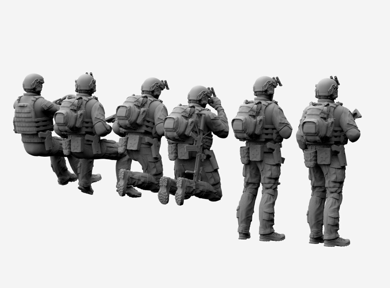 US RANGER SOLDIERS 3D print model_6