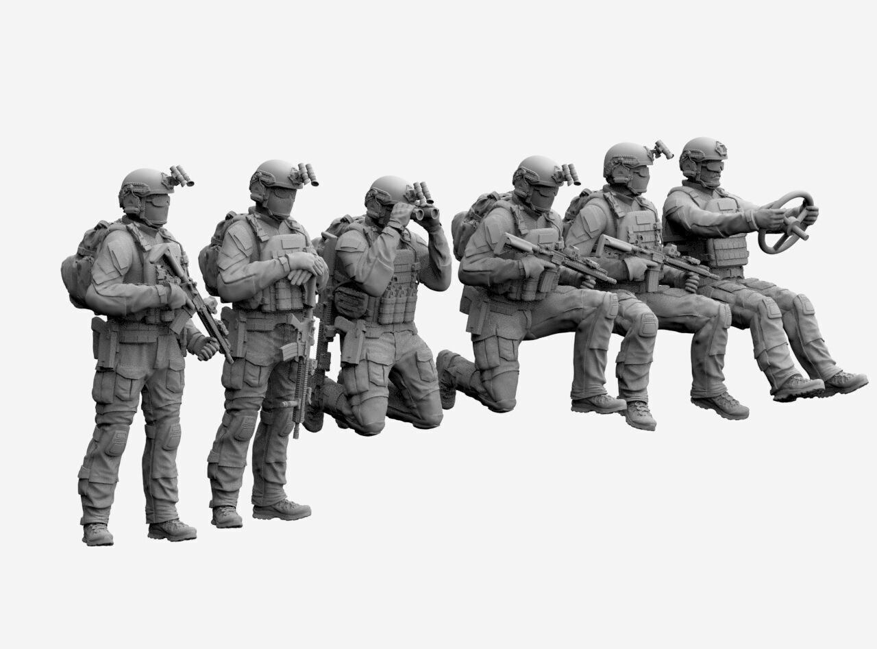 US RANGER SOLDIERS 3D print model_4