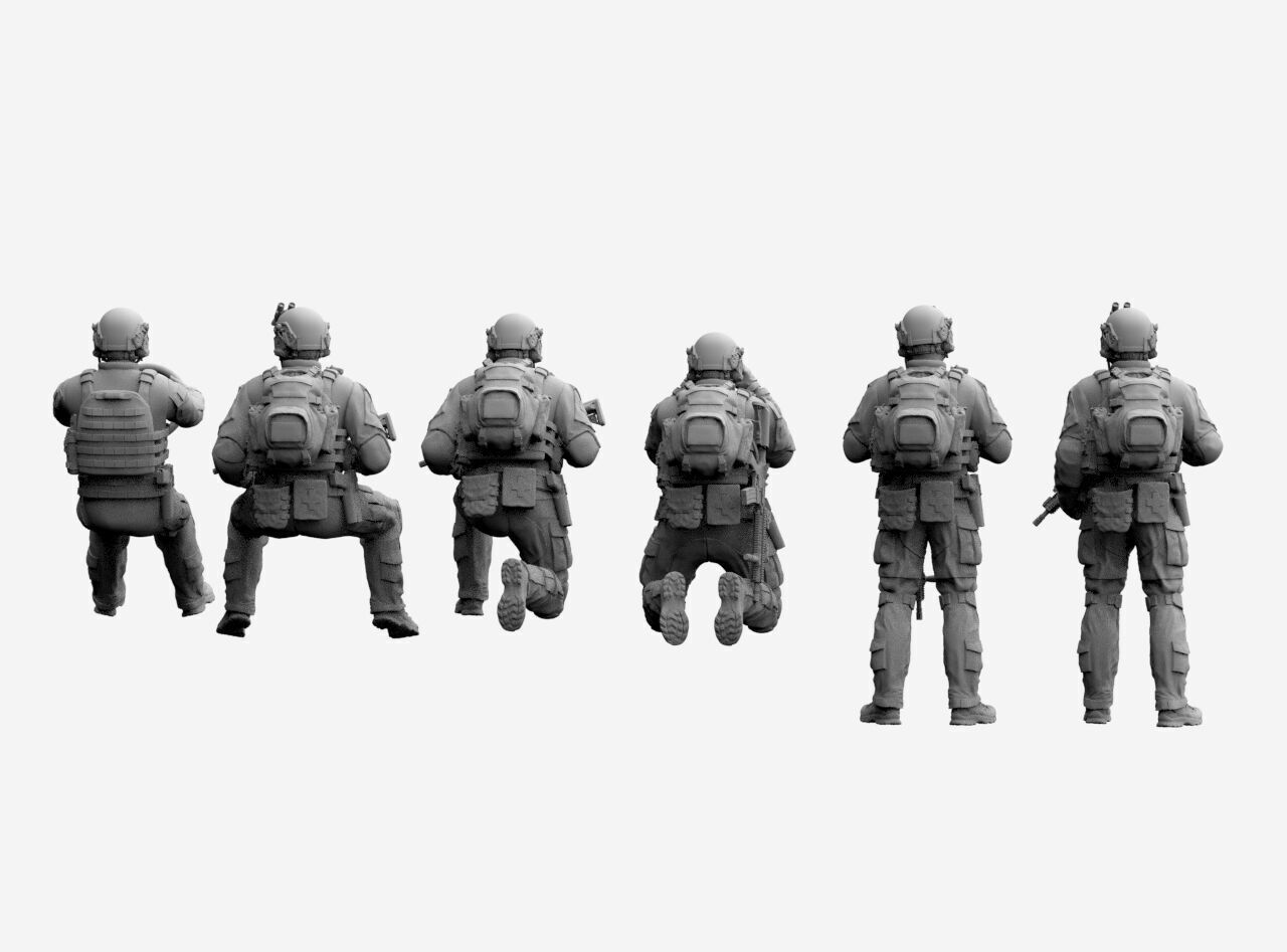 US RANGER SOLDIERS 3D print model_20