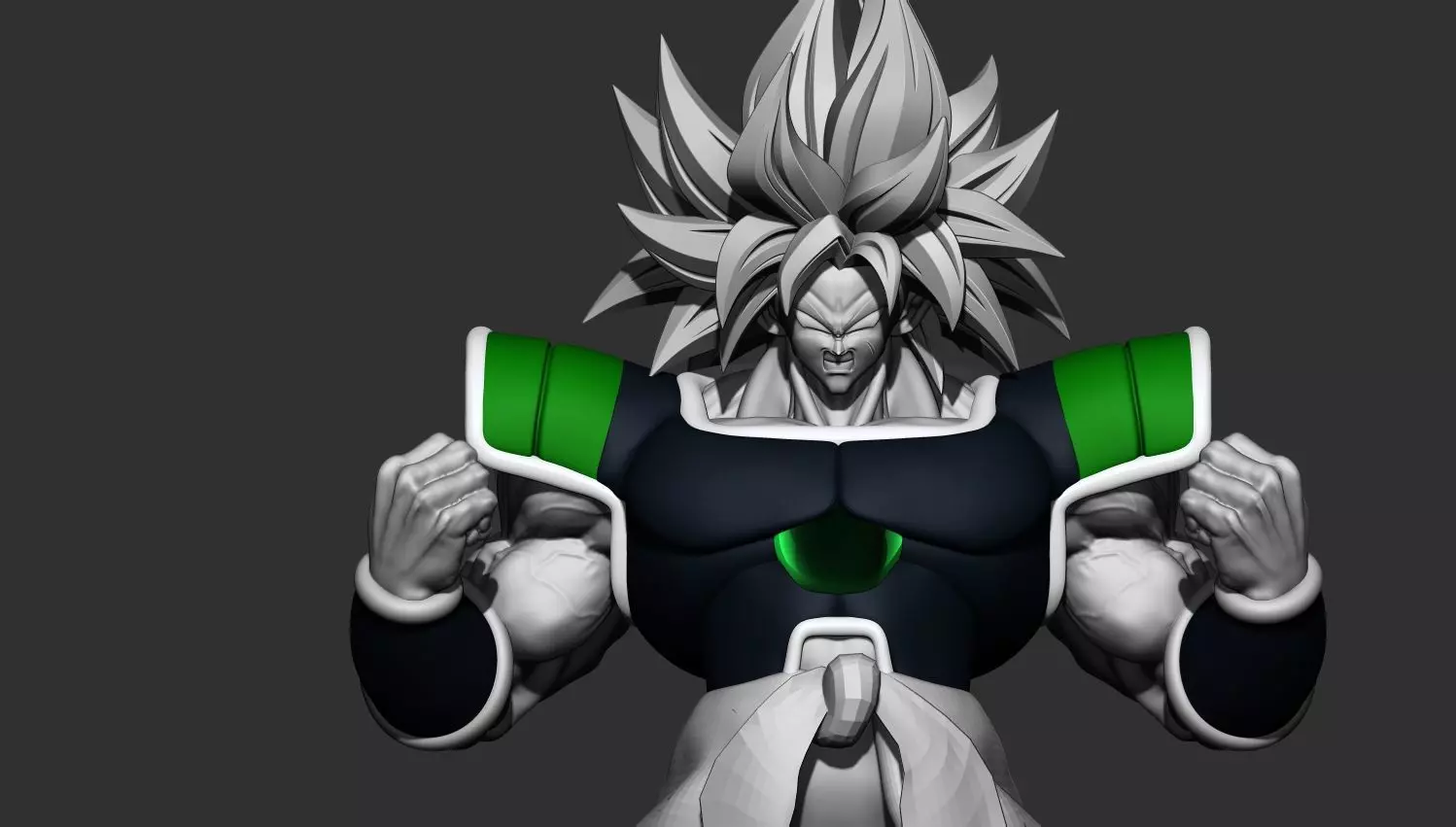 Broly from Dragon ball super  3D print model_0