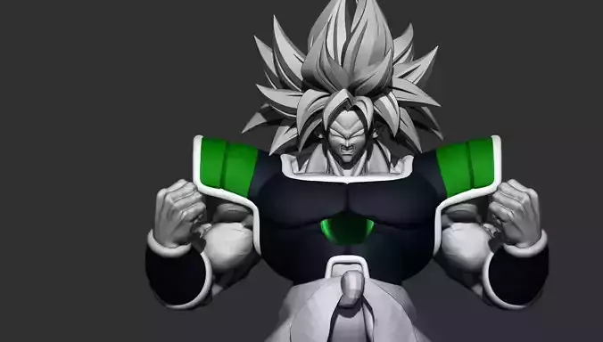 Broly from Dragon ball super  3D print model