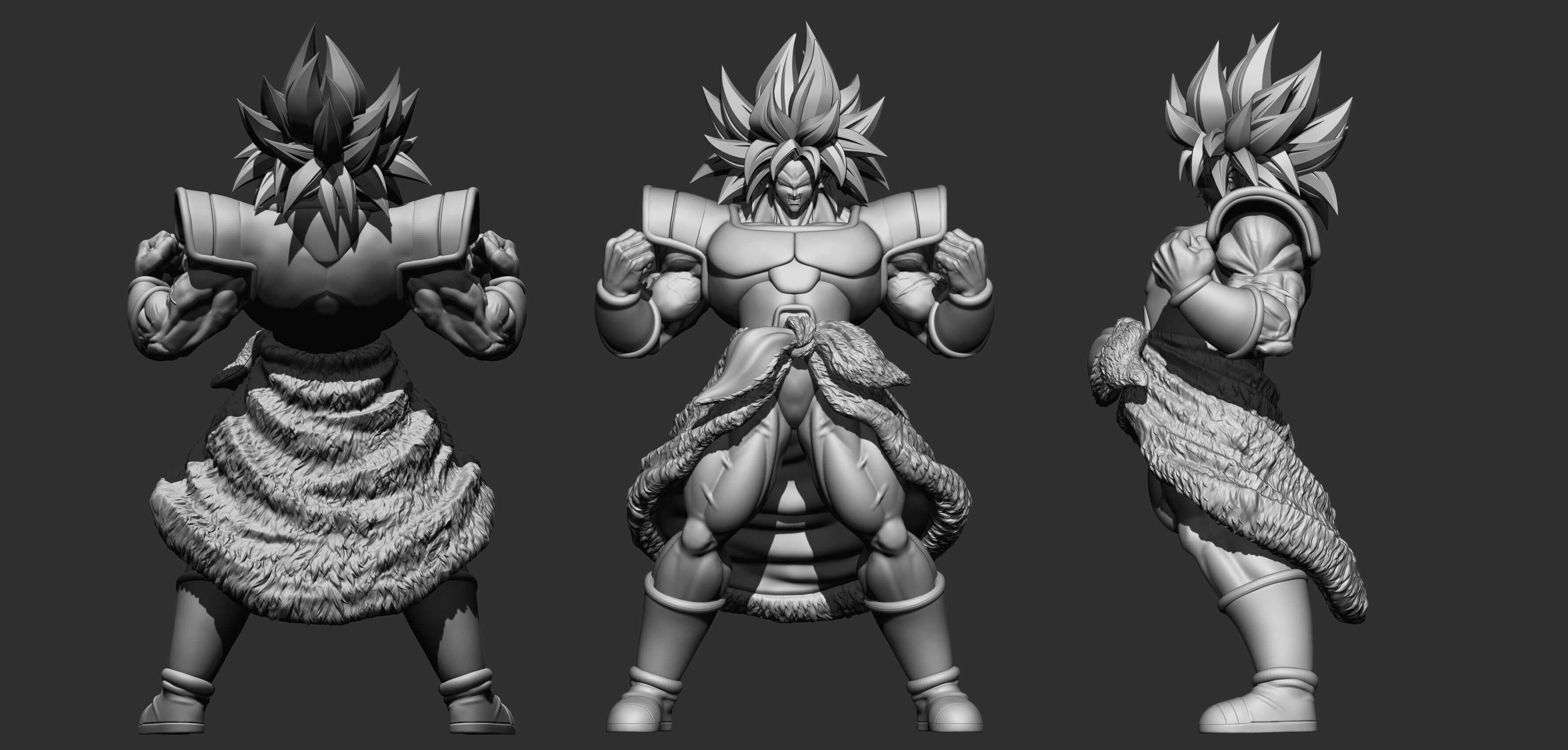 Broly from Dragon ball super  3D print model_4