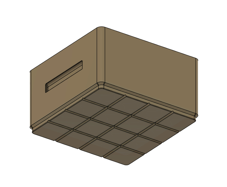Stackable Vallejo 35ml Wash Bottle Storage Boxes 3D print model_5