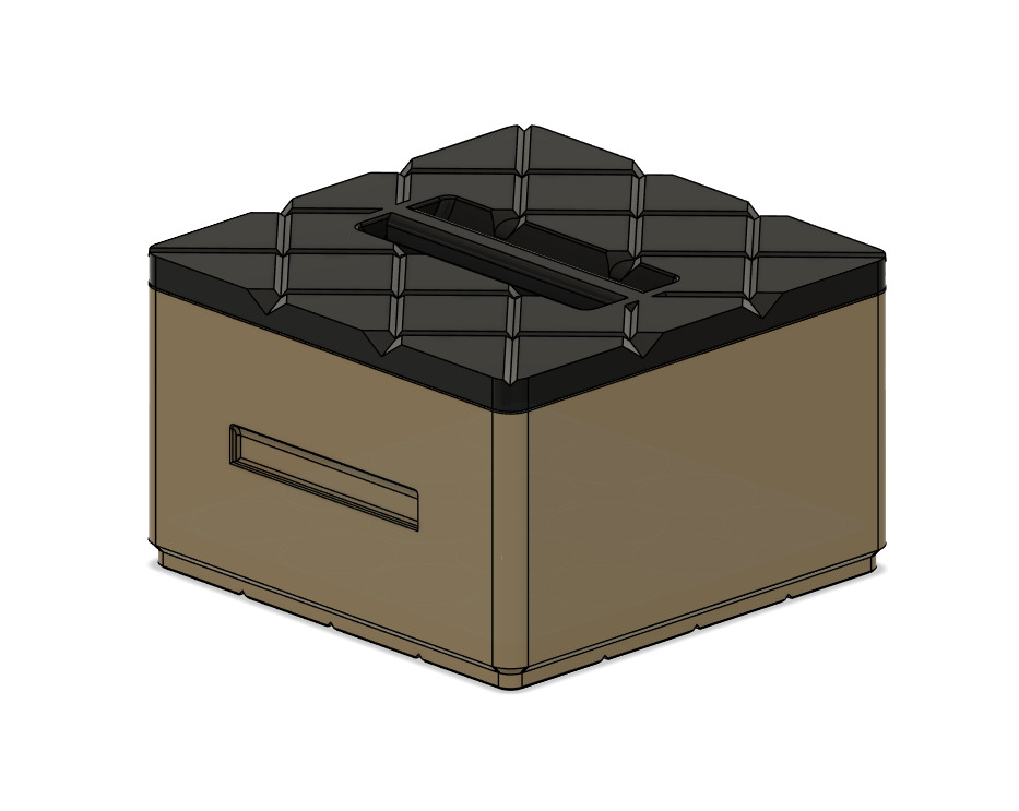 Stackable Vallejo 35ml Wash Bottle Storage Boxes 3D print model_6