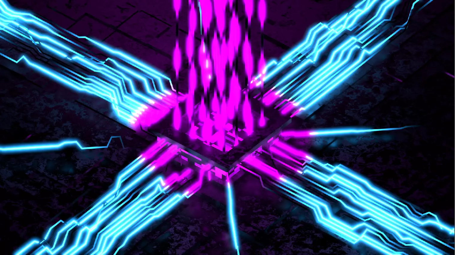 FUTURE CPU Low-poly 3D model_0