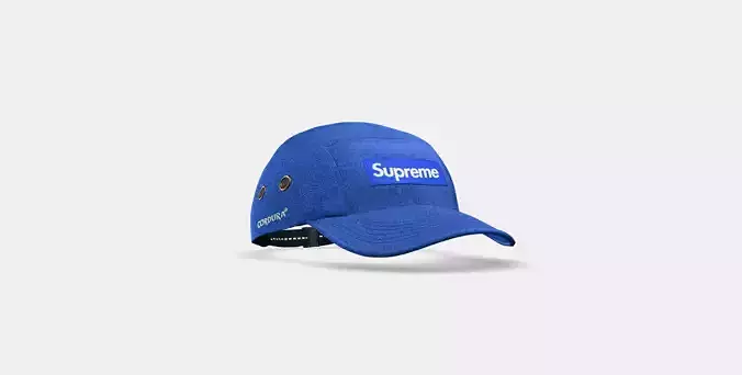 SUPREME BRUSHED CORDURA CAMP CAP ROYAL