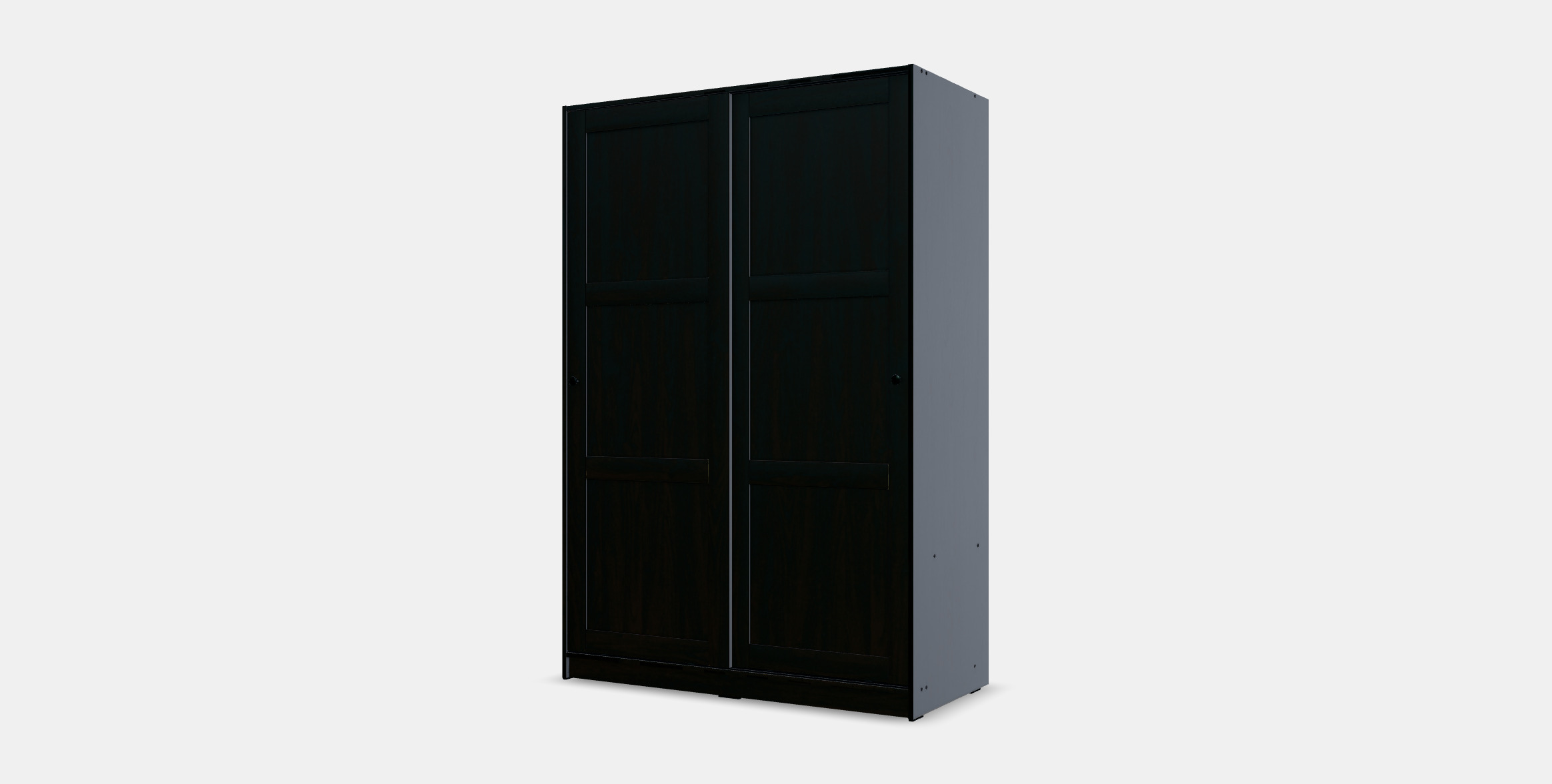 RAKKESTAD Wardrobe with sliding doors 3D model_11