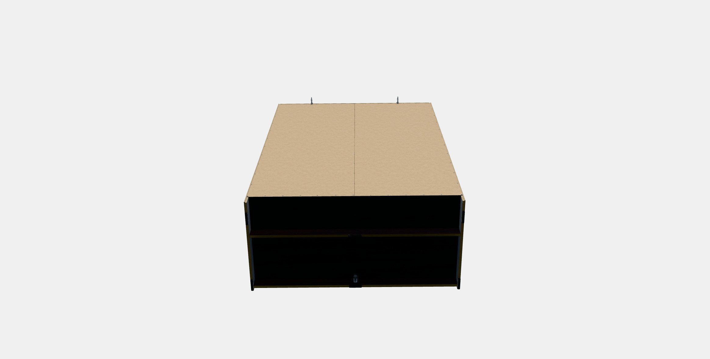 RAKKESTAD Wardrobe with sliding doors 3D model_3