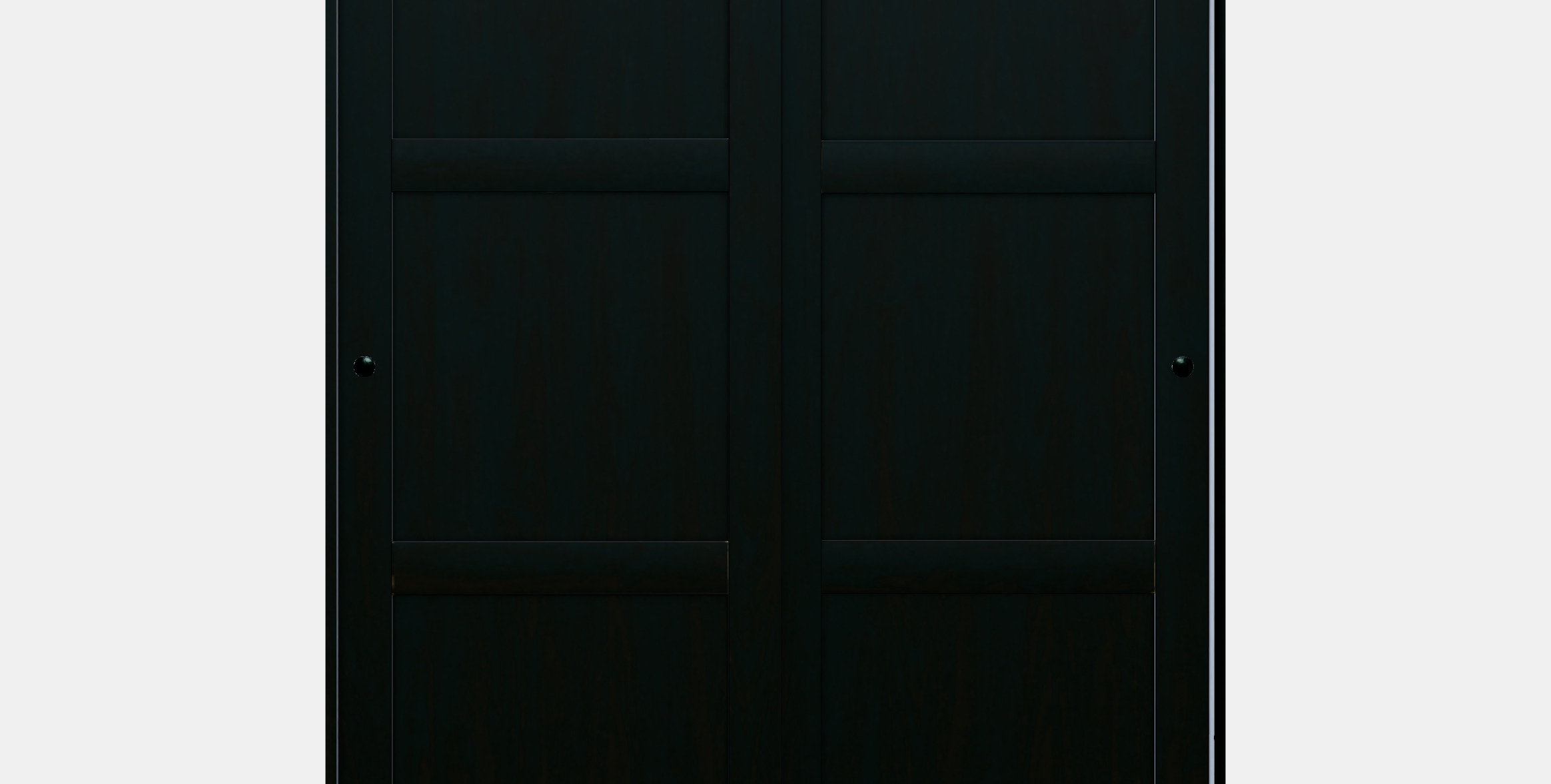 RAKKESTAD Wardrobe with sliding doors 3D model_12